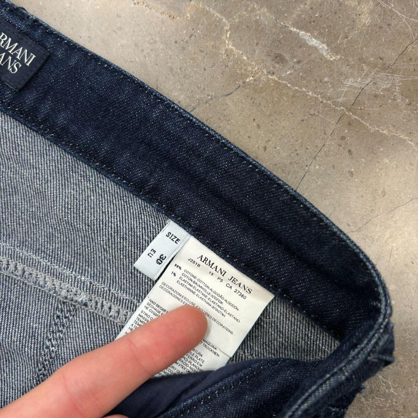Vintage Armani Jeans Bootcut / Flared Jeans W30 L30