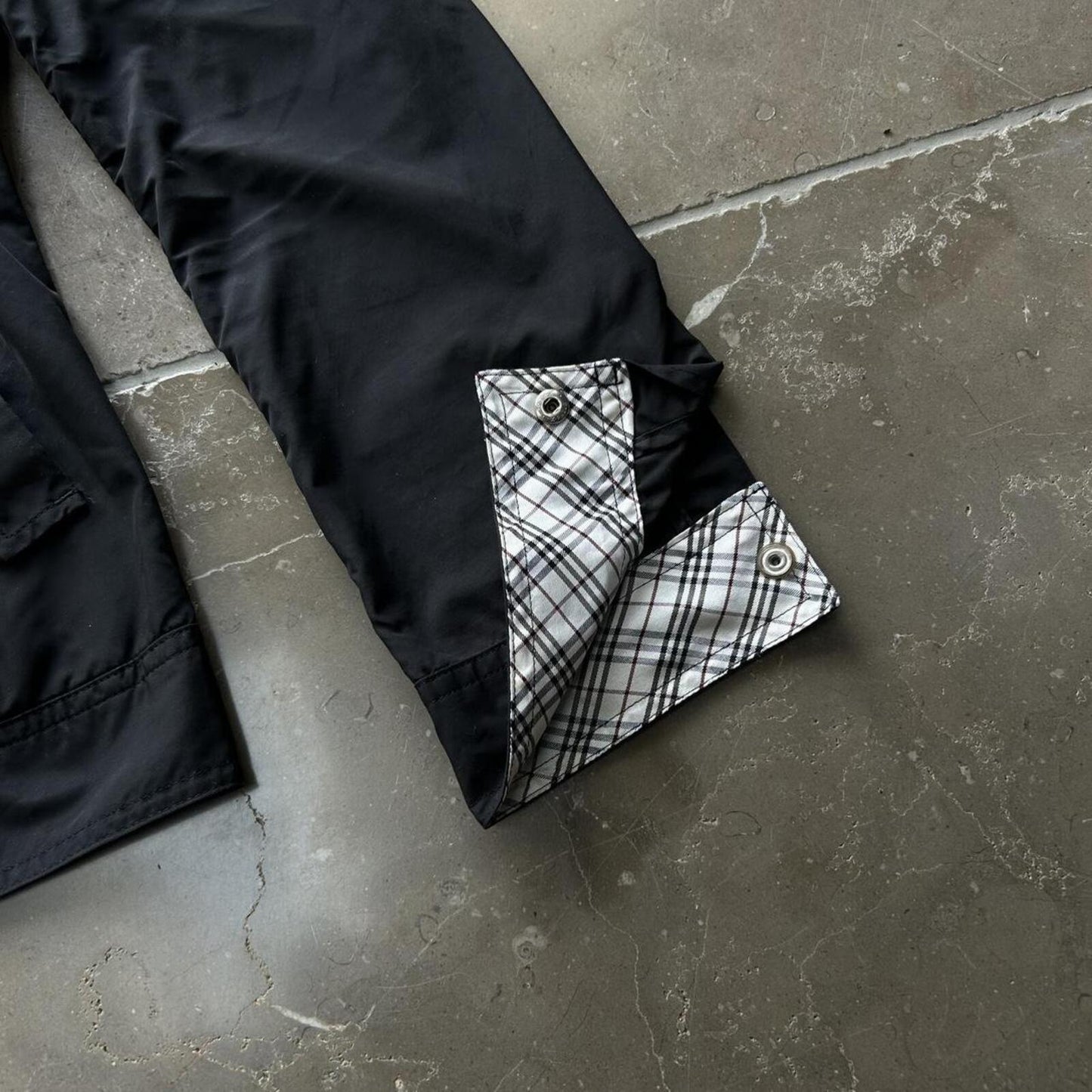Burberry Black Label Nova Check Windbreaker Jacket S