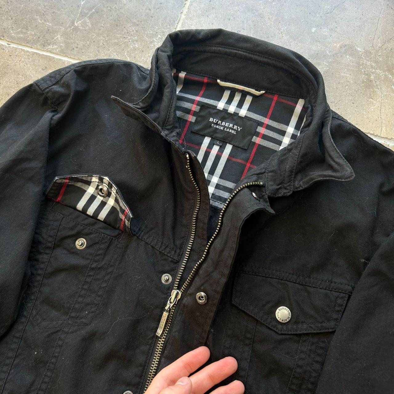 Burberry Black Label Military Utility Zip Up Jacket M