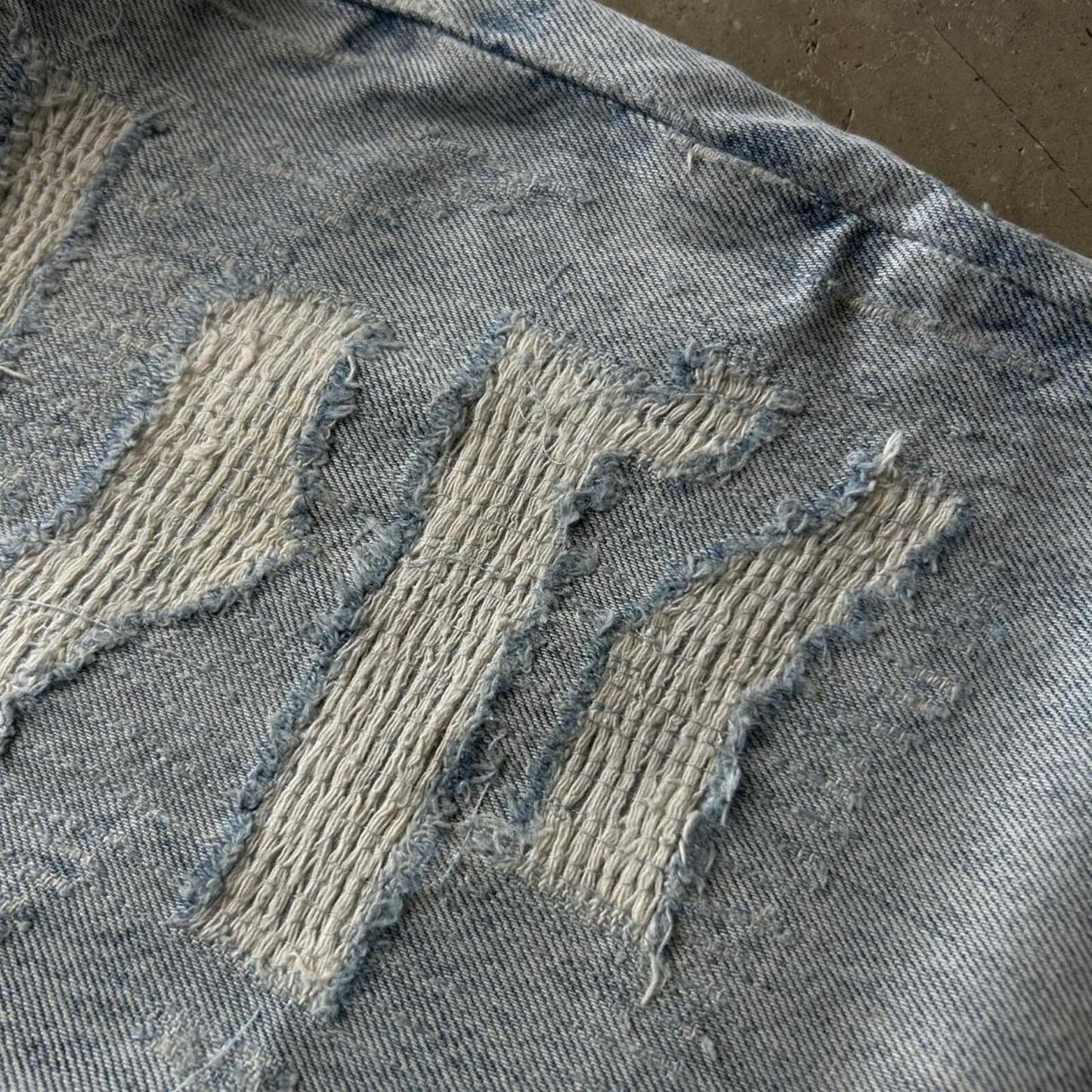 Emporio Armani Jeans Slim Straight Ripped Jeans W34 L32