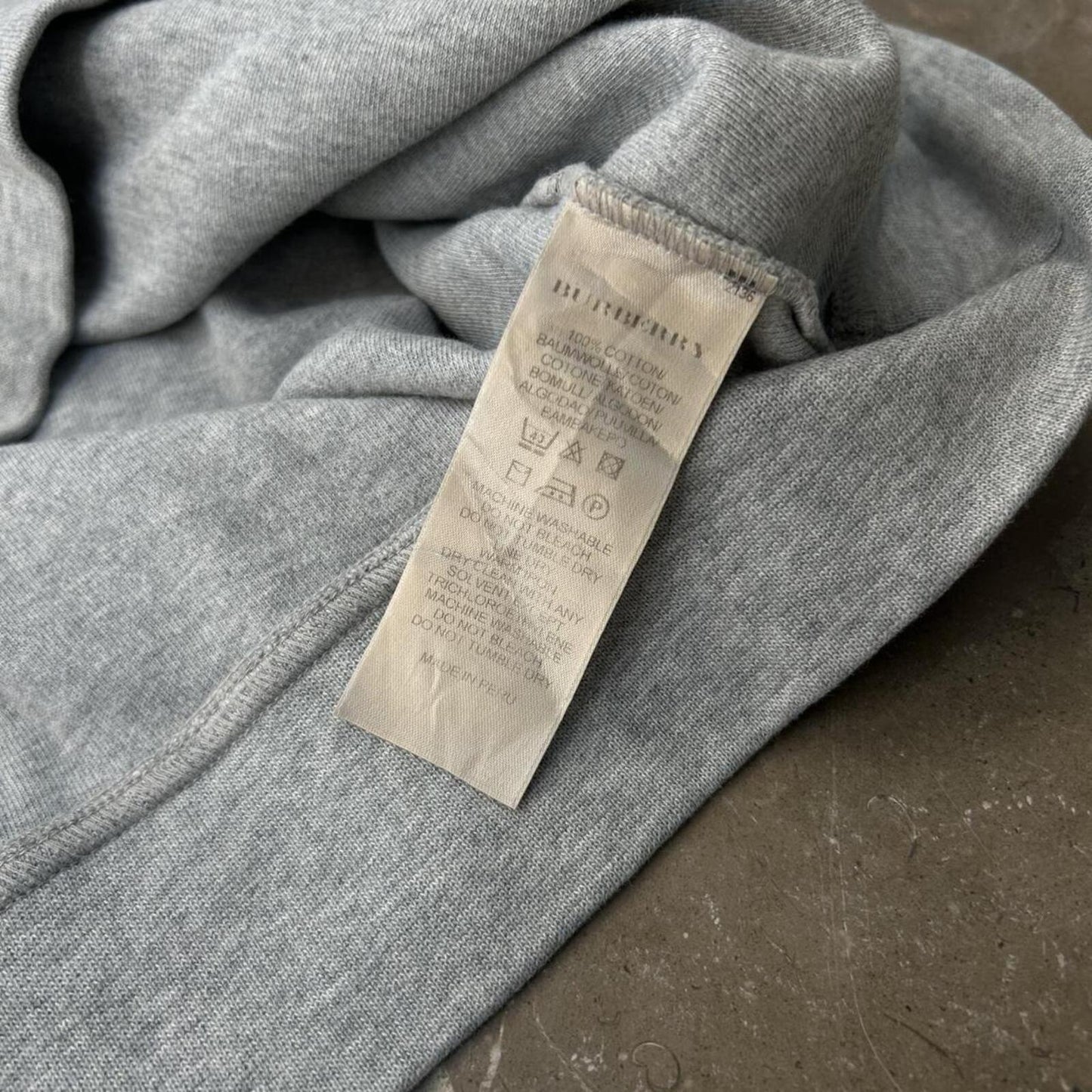 Burberry London Nova Check Quarter Zip Jumper L