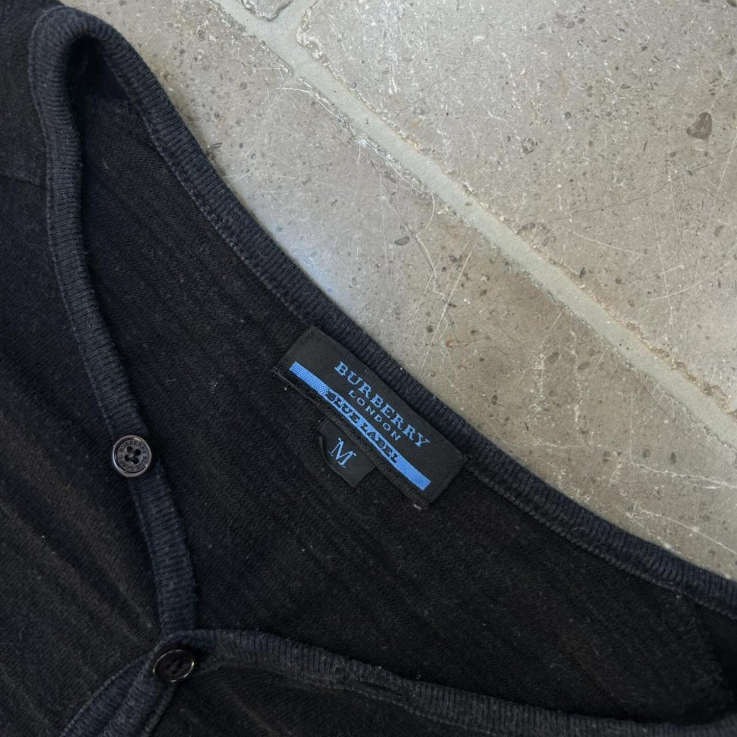 Burberry Blue Label Nova Check Lightweight Henley T Shirt S