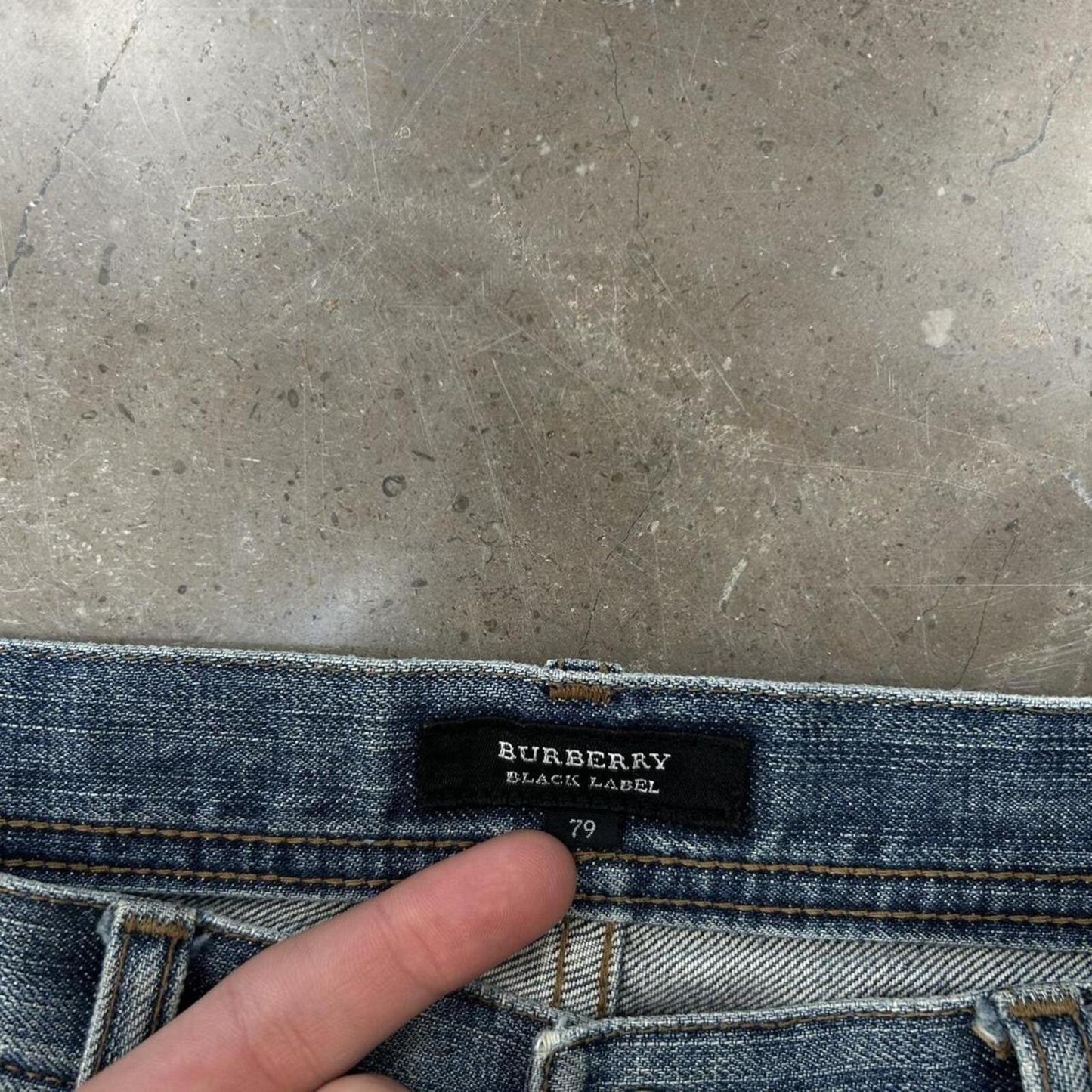Vintage Burberry Black Label Relaxed Bootcut Jeans W32 L30
