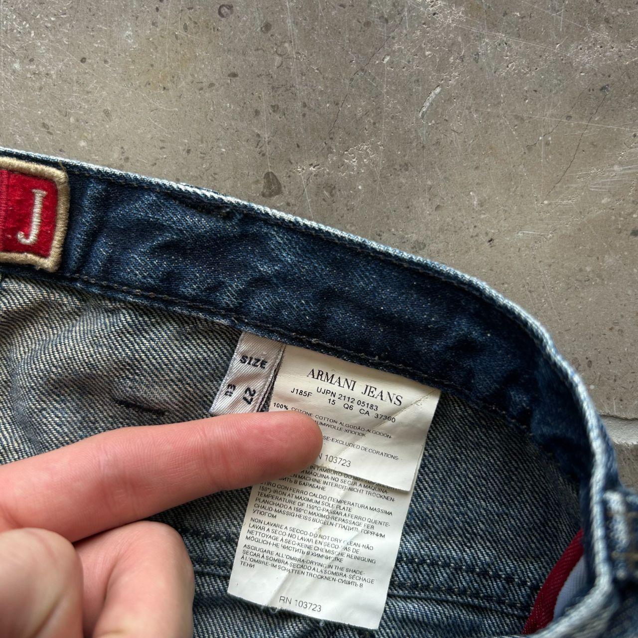 Vintage Armani Jeans Slim Straight Jeans W27 L30