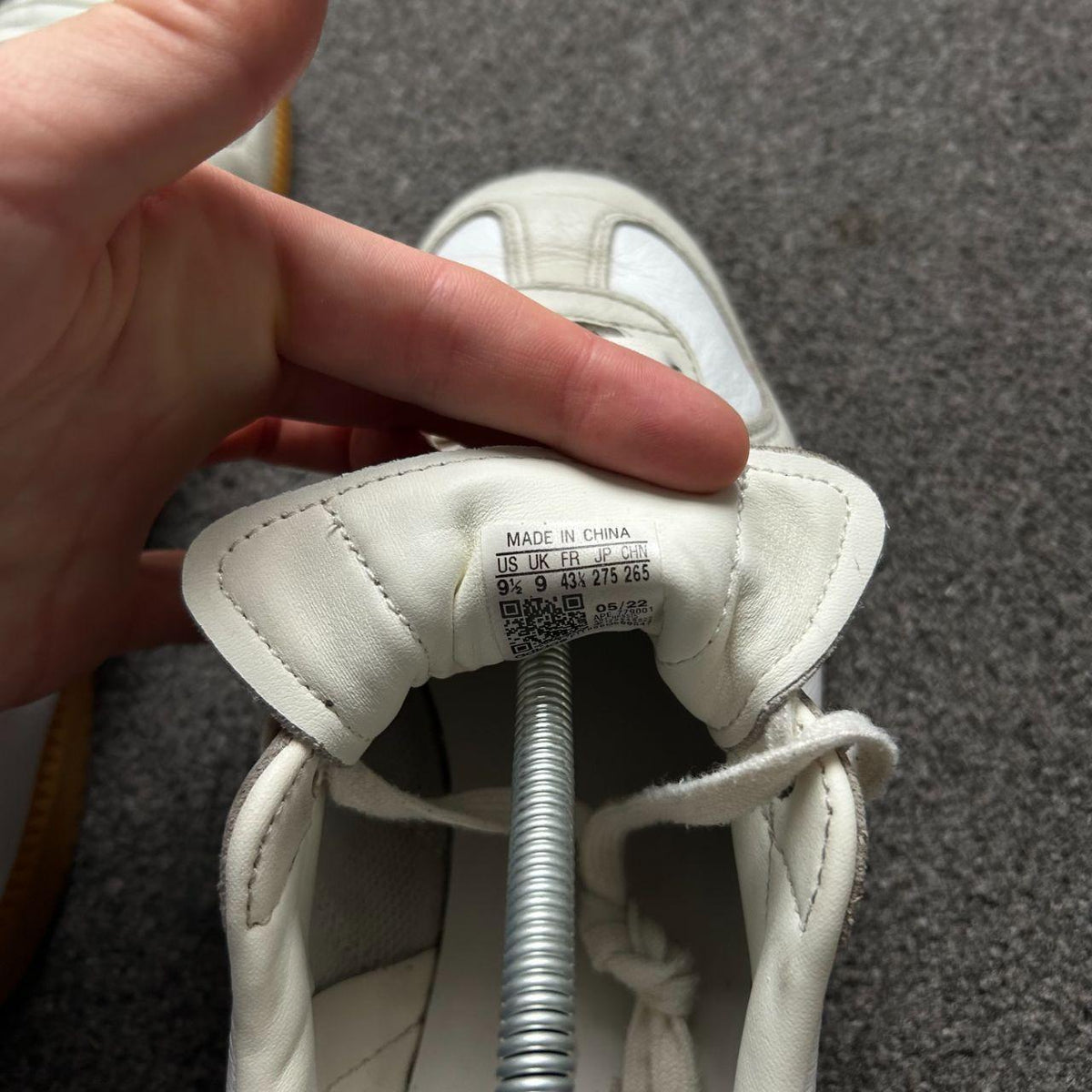 Adidas Bw Army Trainers White Grey UK 9