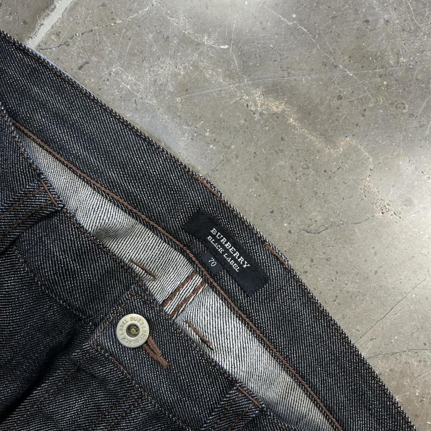 Vintage Burberry Black Label Straight Leg Jeans W28 L31