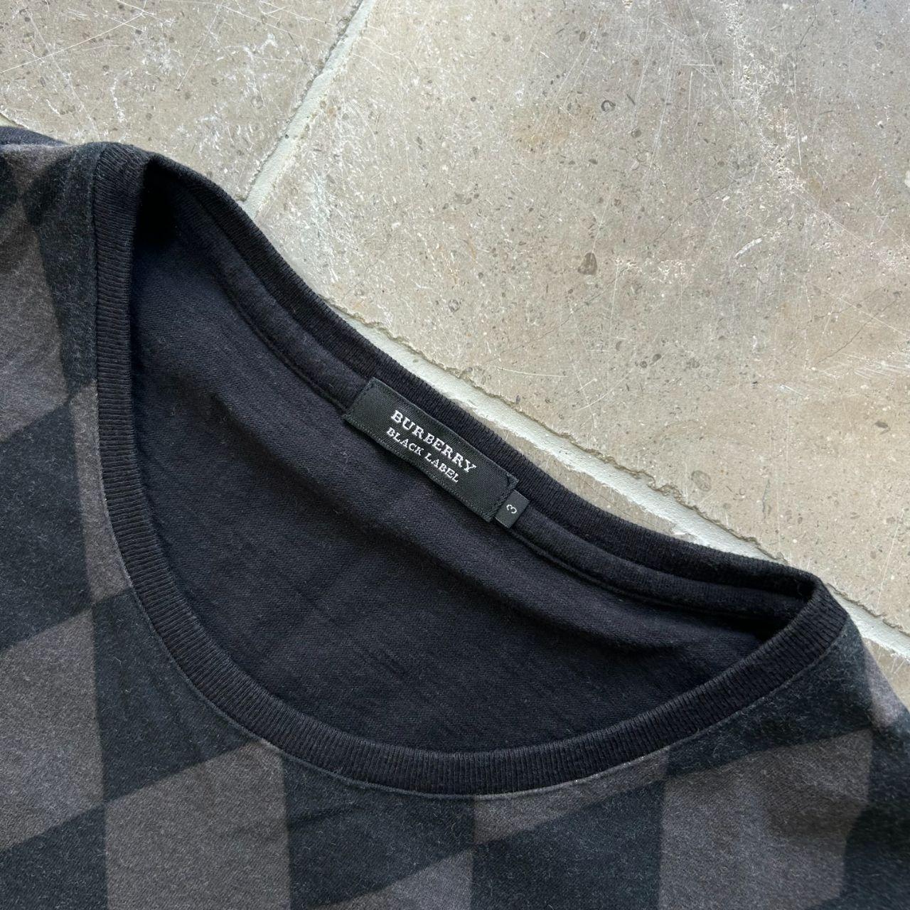 Burberry Black Label Argyle Long Sleeve T Shirt M