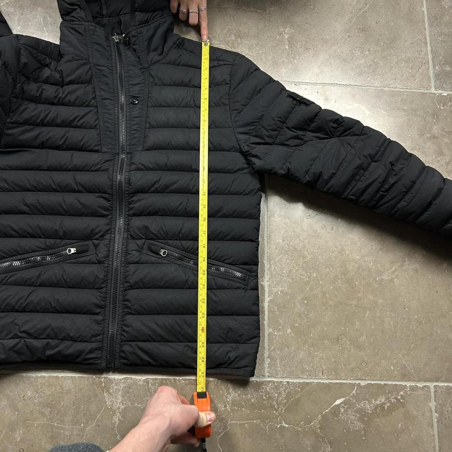 Stone Island Loom Woven Down Puffer Jacket M