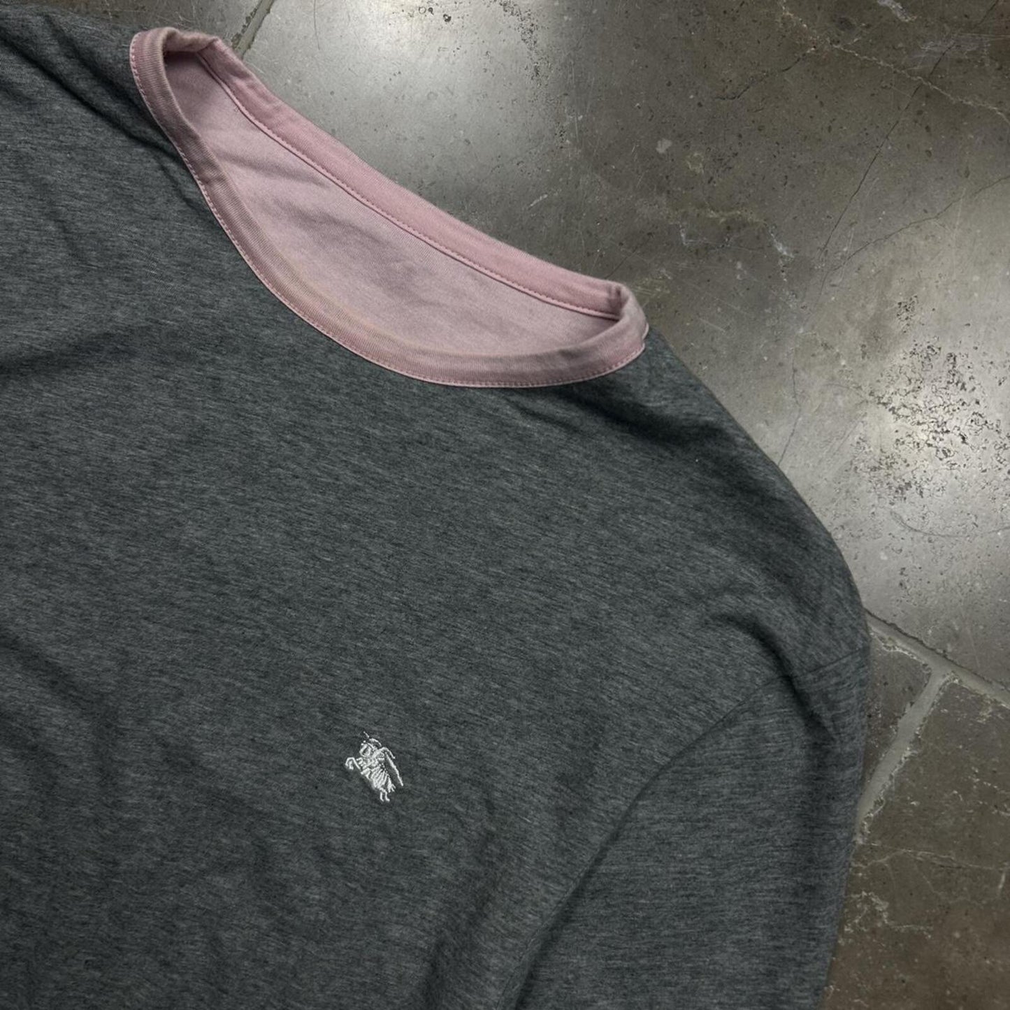 Burberry Black Label Reversible Long Sleeve T Shirt S