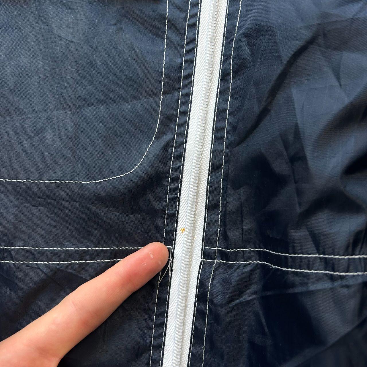Vintage Armani Jeans Logo Lightweight Windbreaker Jacket Size L