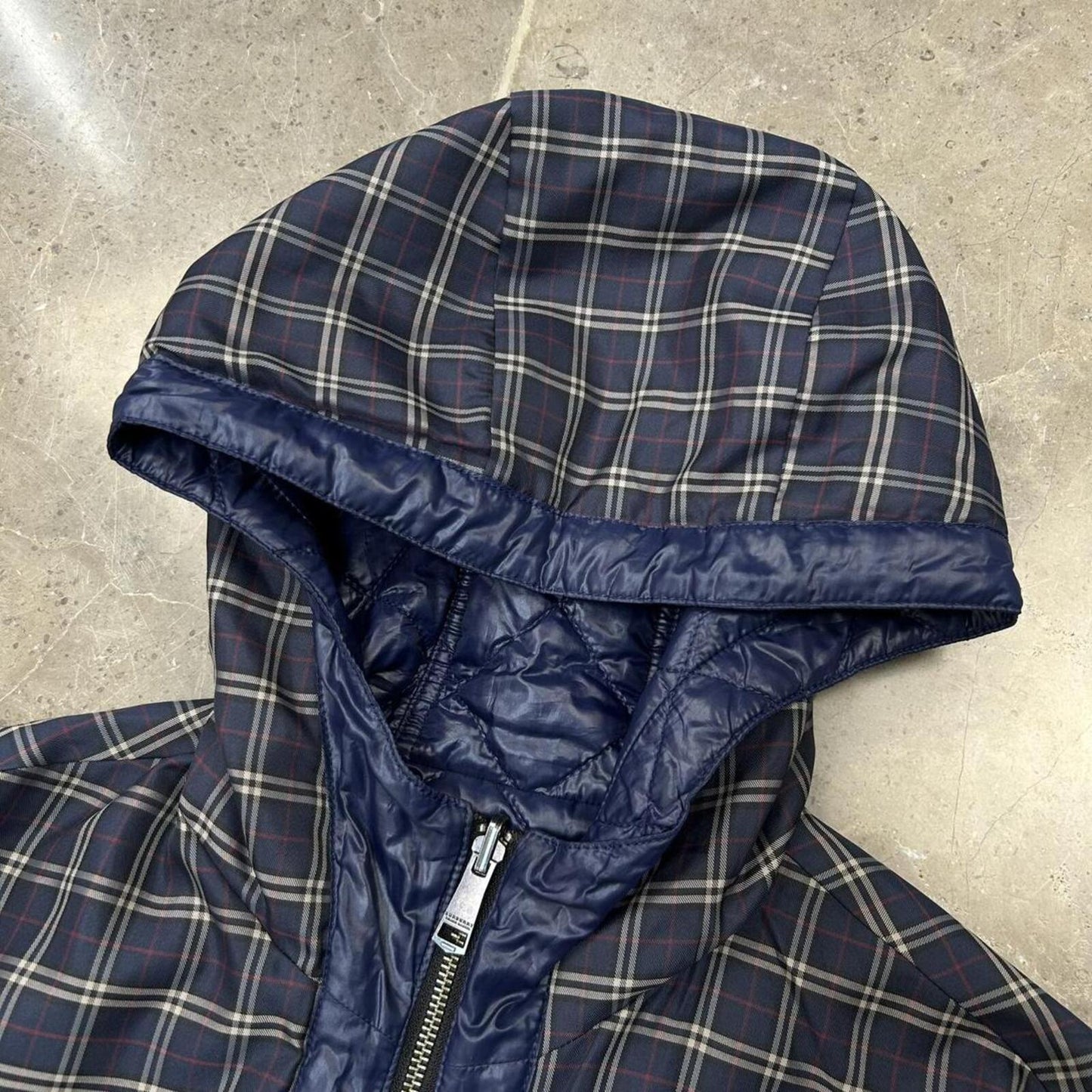 Burberry Black Label Reservable Diamond Stitch Puffer Jacket S