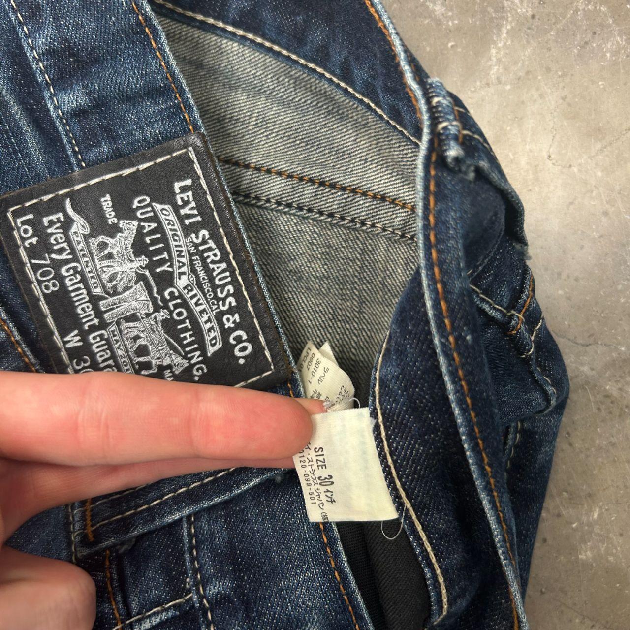 Vintage Levi’s 708 Paint Splatter Bootcut Jeans W30 L29
