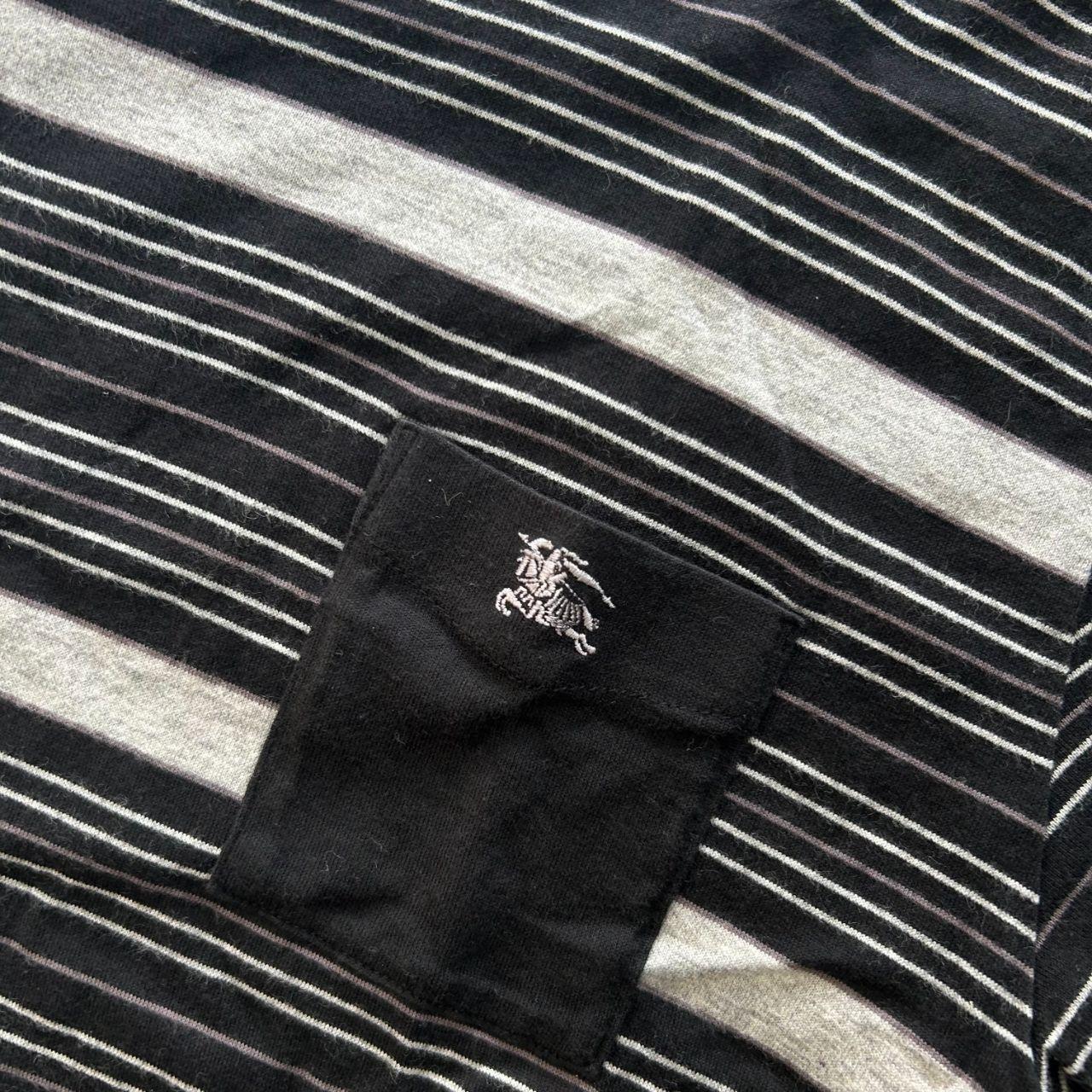 Burberry Black Label Striped Pocket T Shirt S