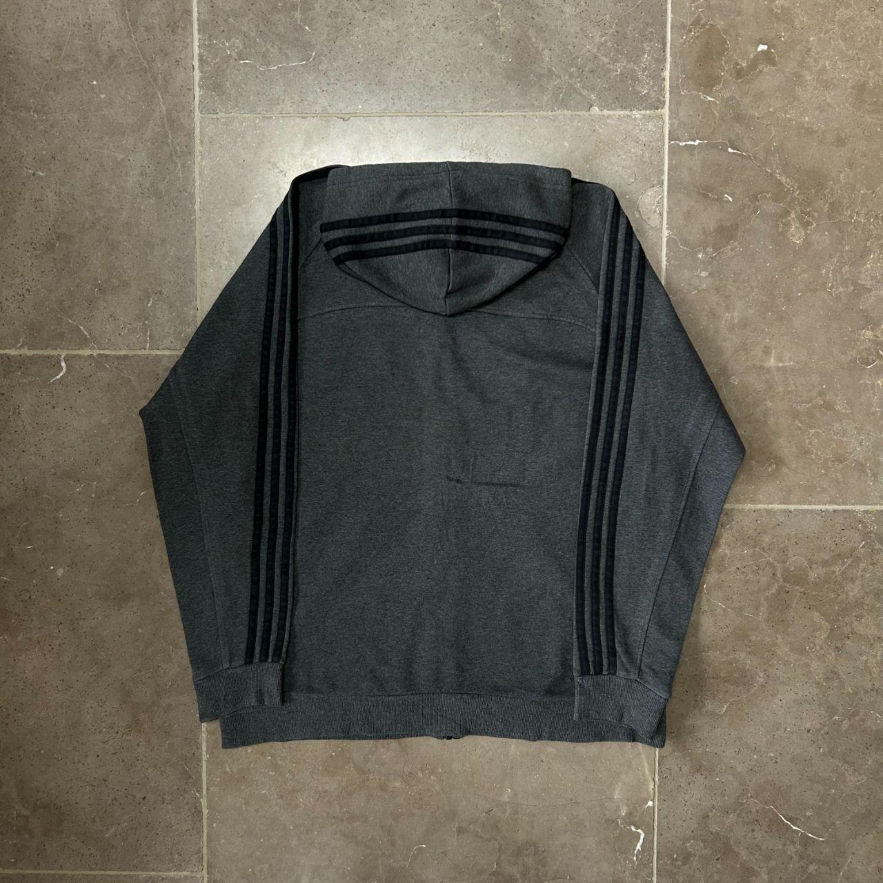 Adidas Performance Essentials Zip Up Hoodie Grey Size XL