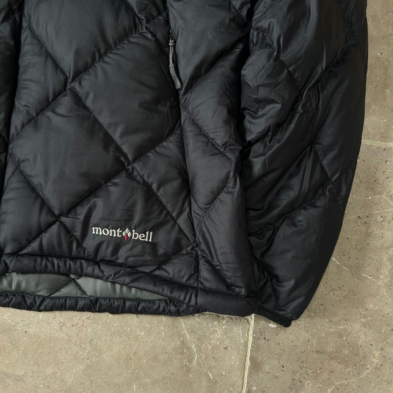 Montbell Alpine Diamond Stitch Down Puffer Jacket Black Size UK S