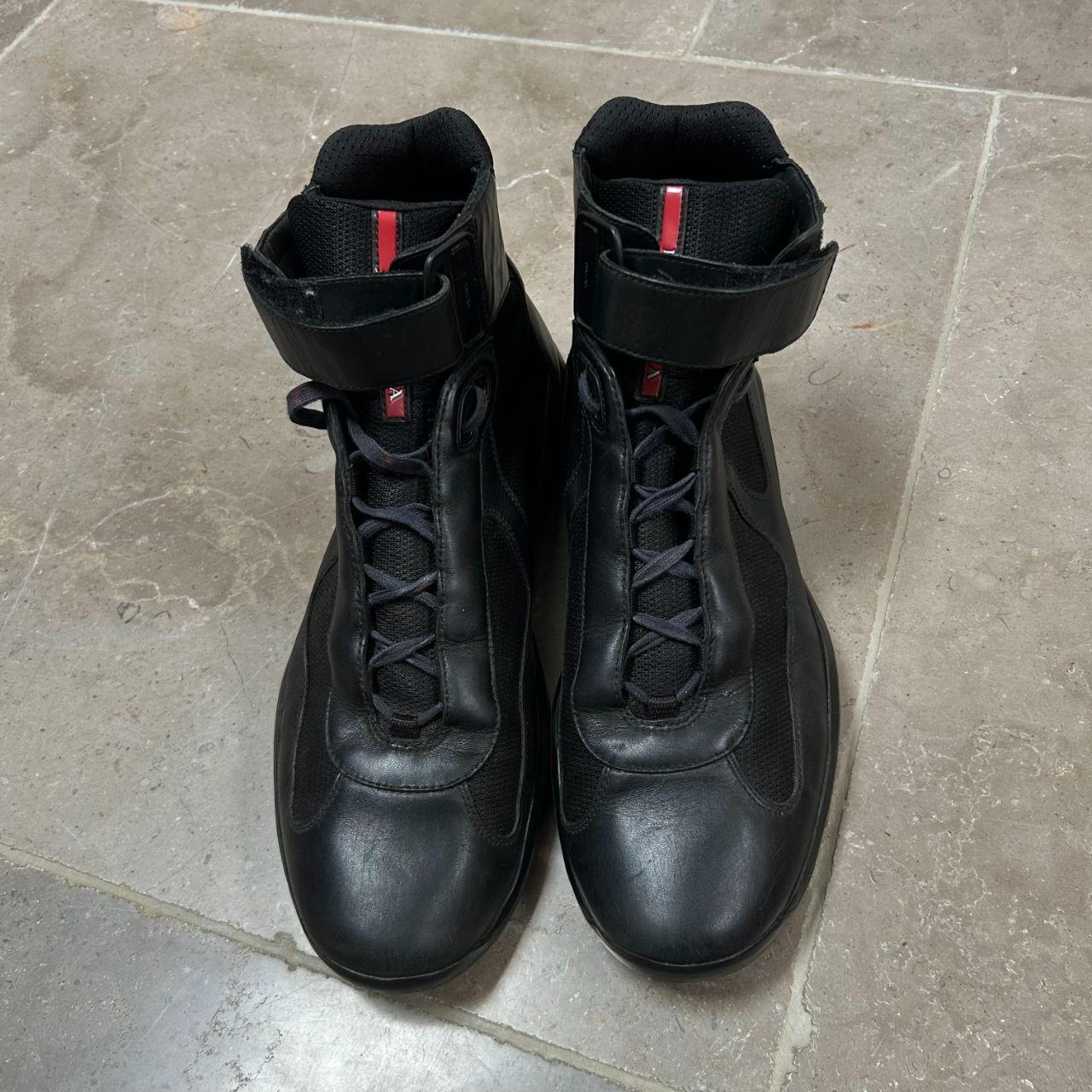Prada America Cup High Trainer Uk 12