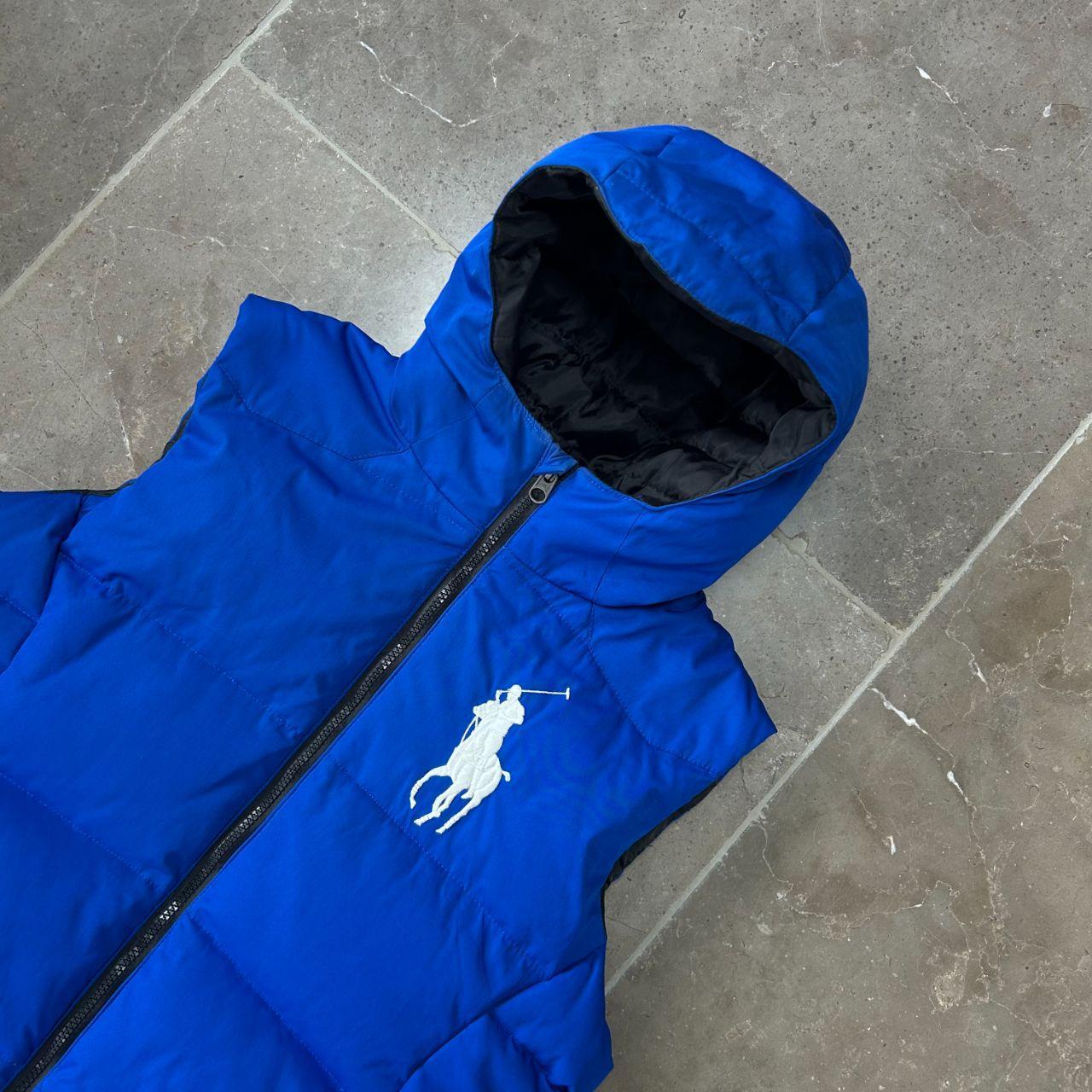 Polo Ralph Lauren Big Pony Hooded Puffer Gilet Vest Size S