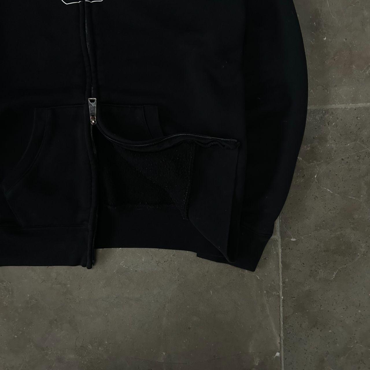 Mens Armani Jeans Logo Zip Up Hoodie Size M