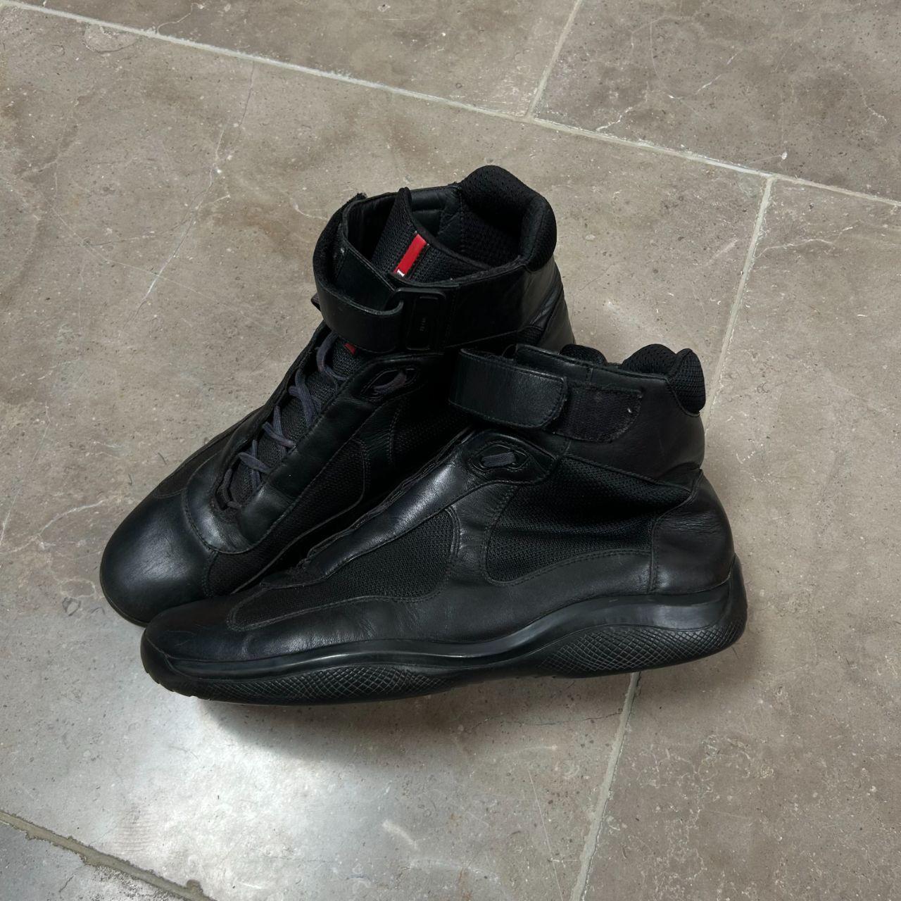 Prada America Cup High Trainer Uk 12