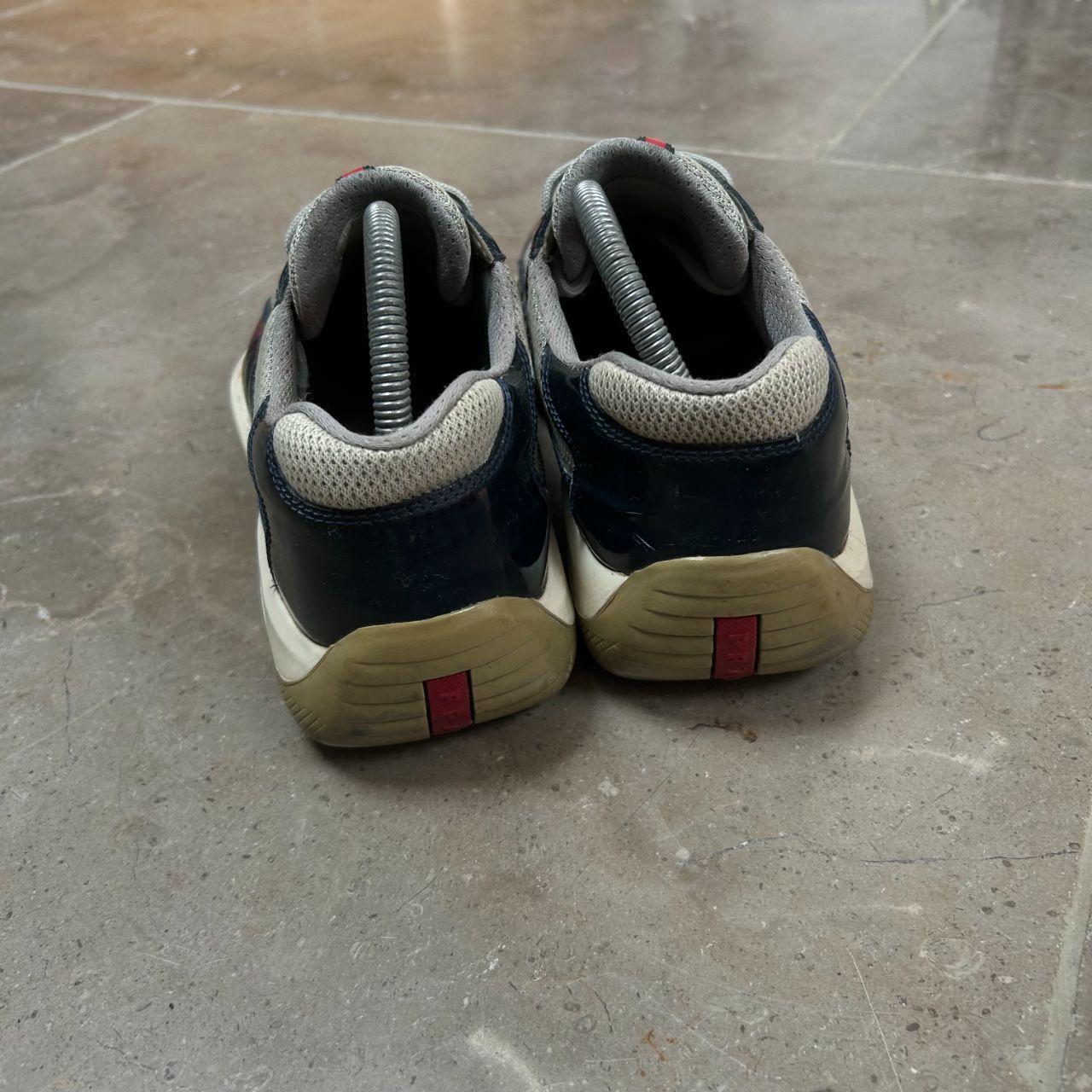 Prada America Cup Shiny Low Trainer Uk 8