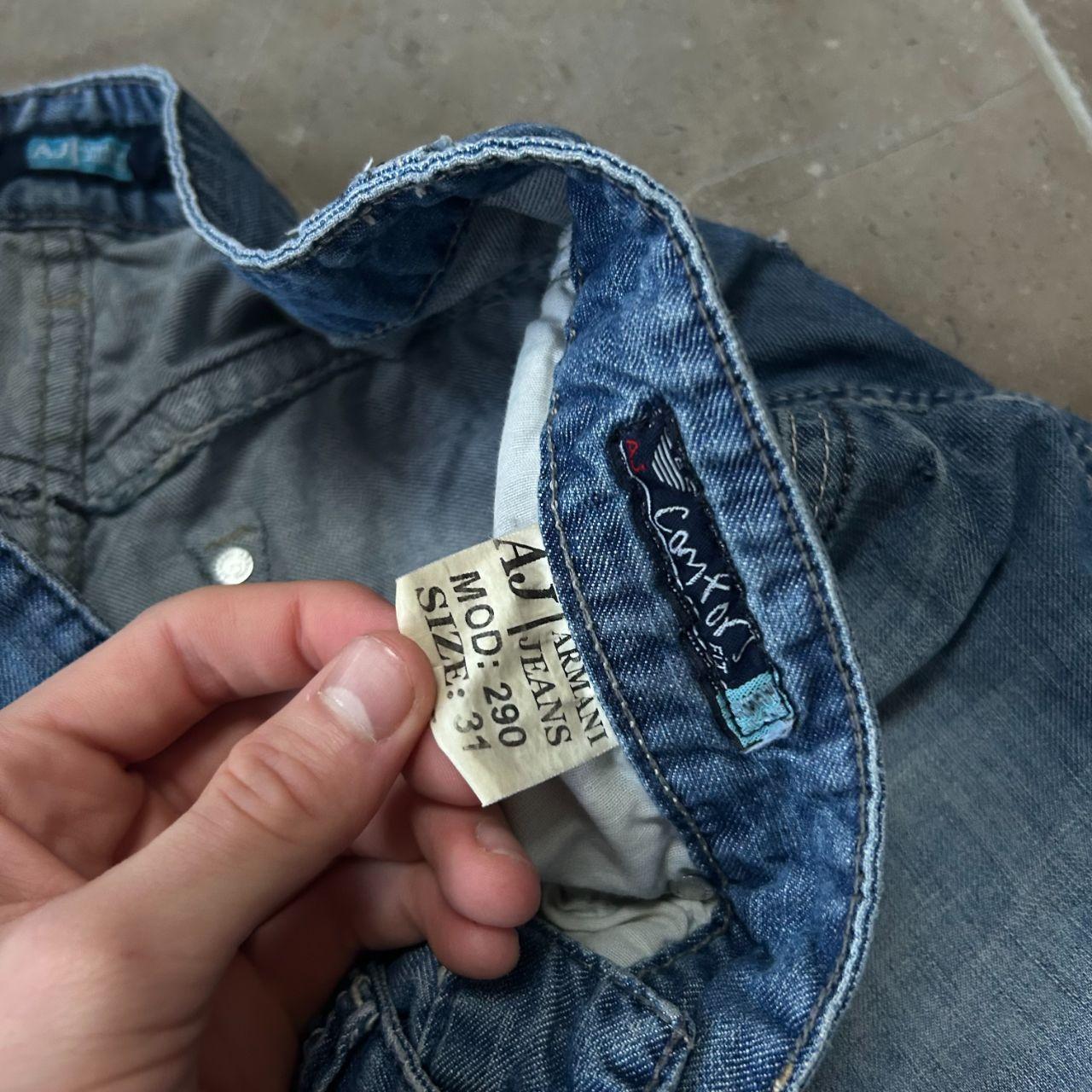 Vintage Armani Jeans Denim Straight Fit Jeans W30 L32