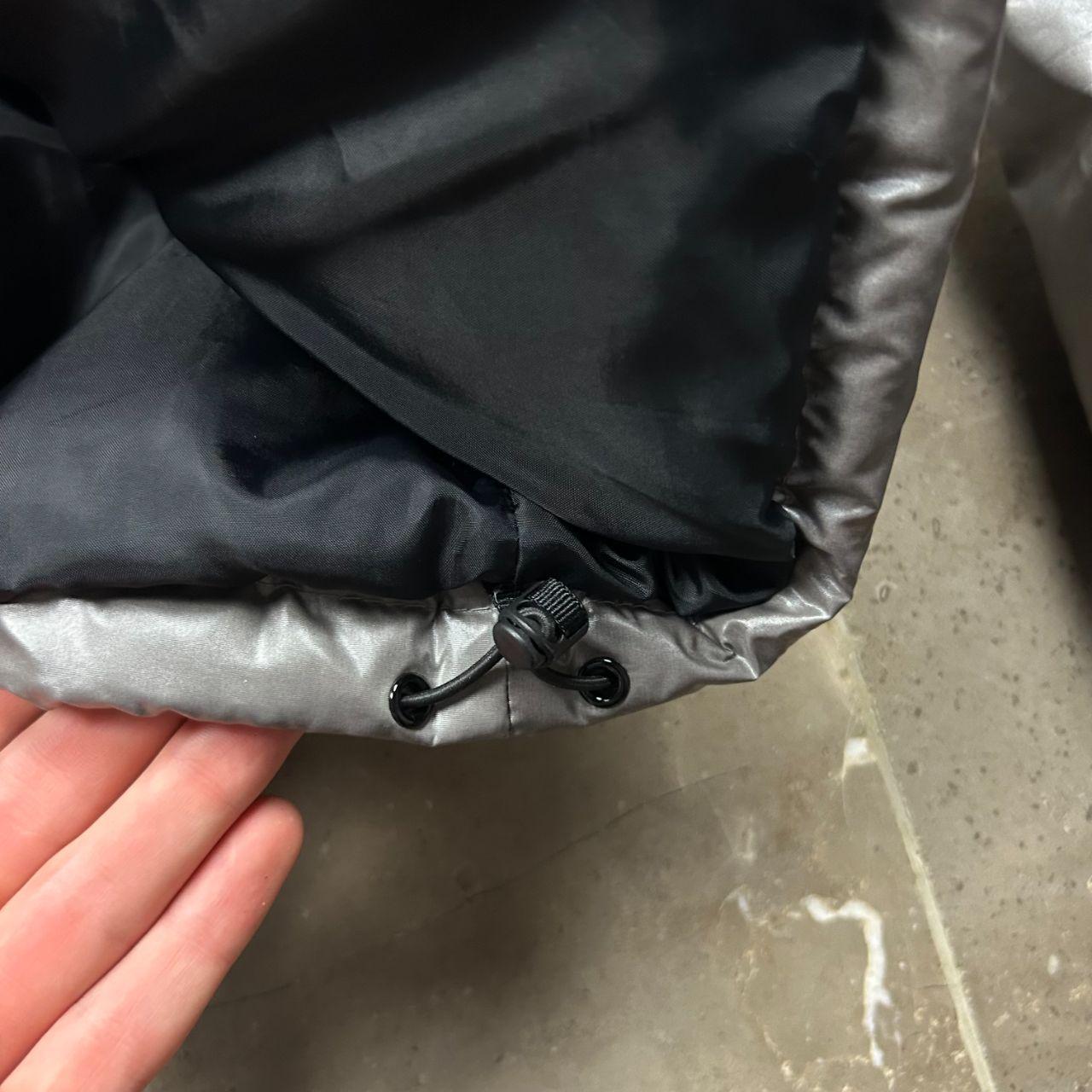 Armani Exchange Fur Hood Puffer Jacket Grey XL