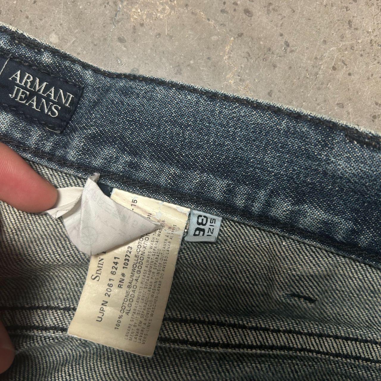 Vintage Armani Jeans Denim Bootcut Jeans W34 L32