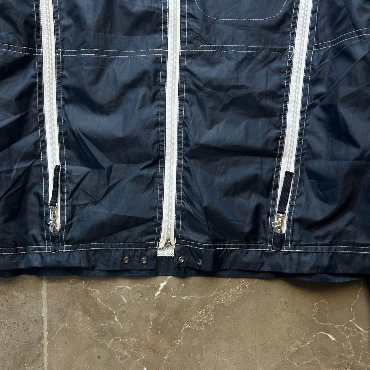 Vintage Armani Jeans Logo Lightweight Windbreaker Jacket Size L