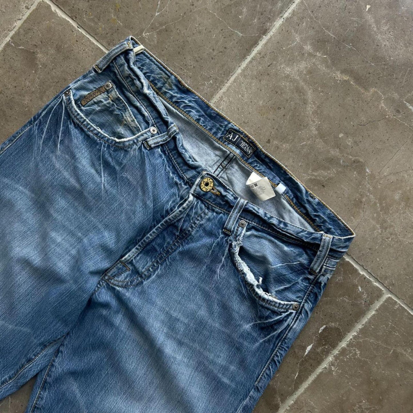 Vintage Armani Jeans Relaxed Straight Jeans W32 L32