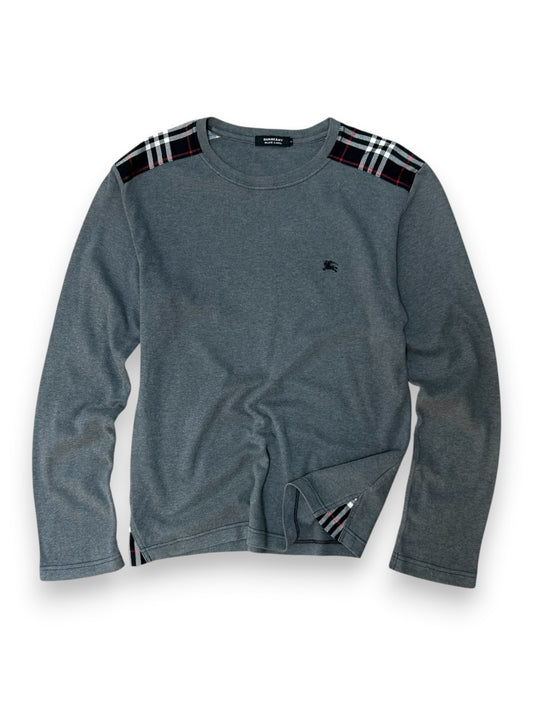 Burberry Black Label Nova Check Long Sleeve T Shirt S
