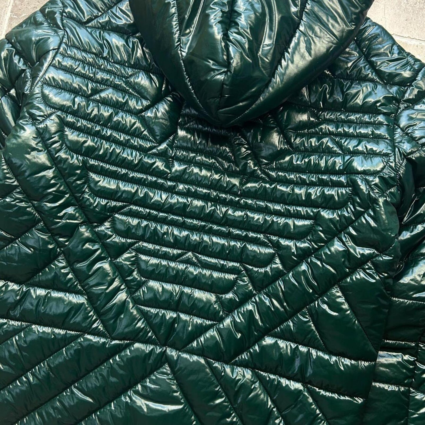 Emporio Armani Down Puffer Down Jacket Green S