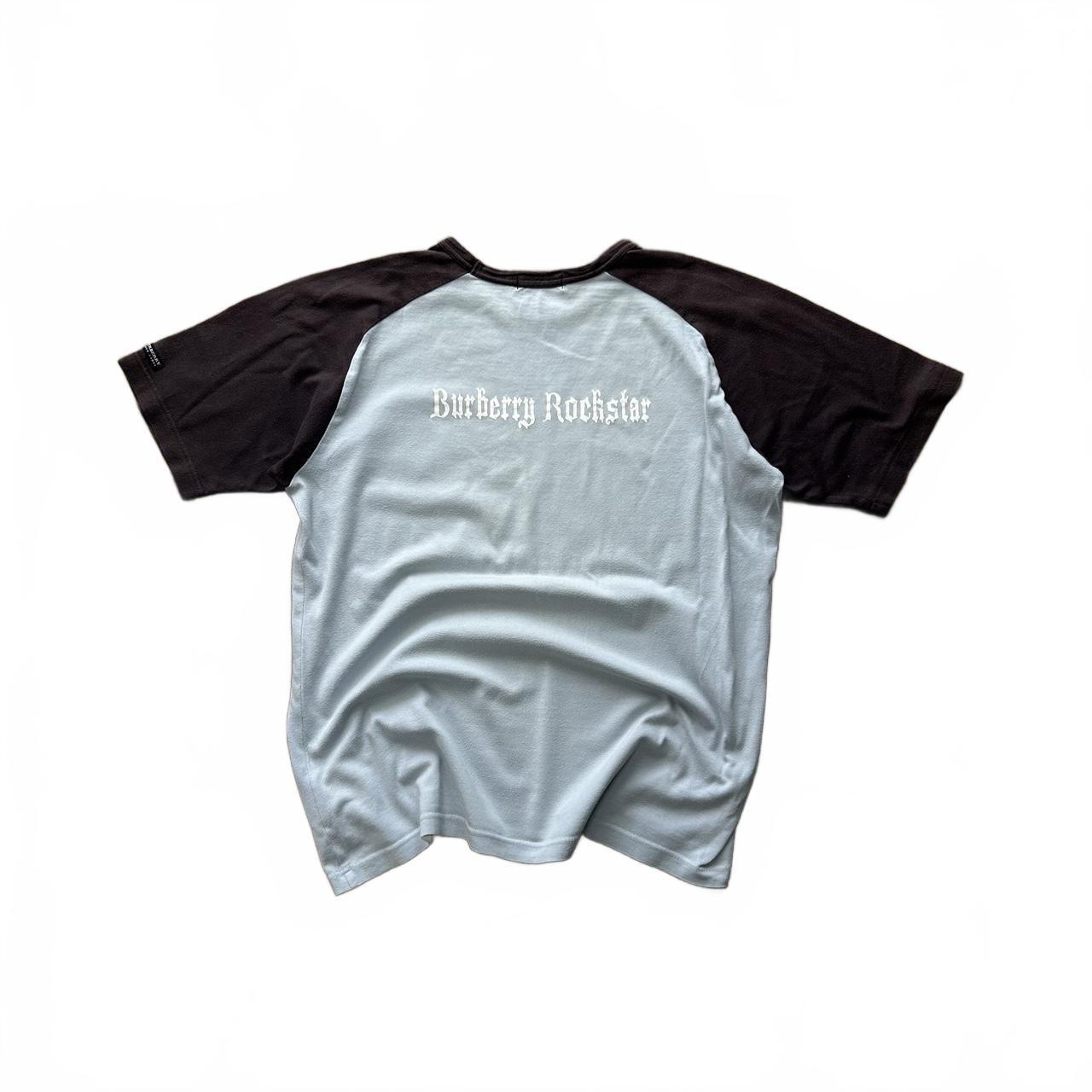 Vintage Burberry Black Label Relaxed Fit Star T Shirt M