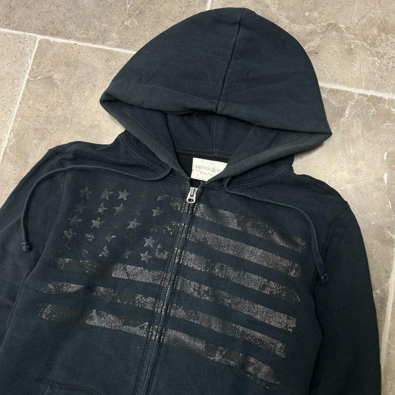 Ralph Lauren Denim and Supply USA Zip Up Hoodie S