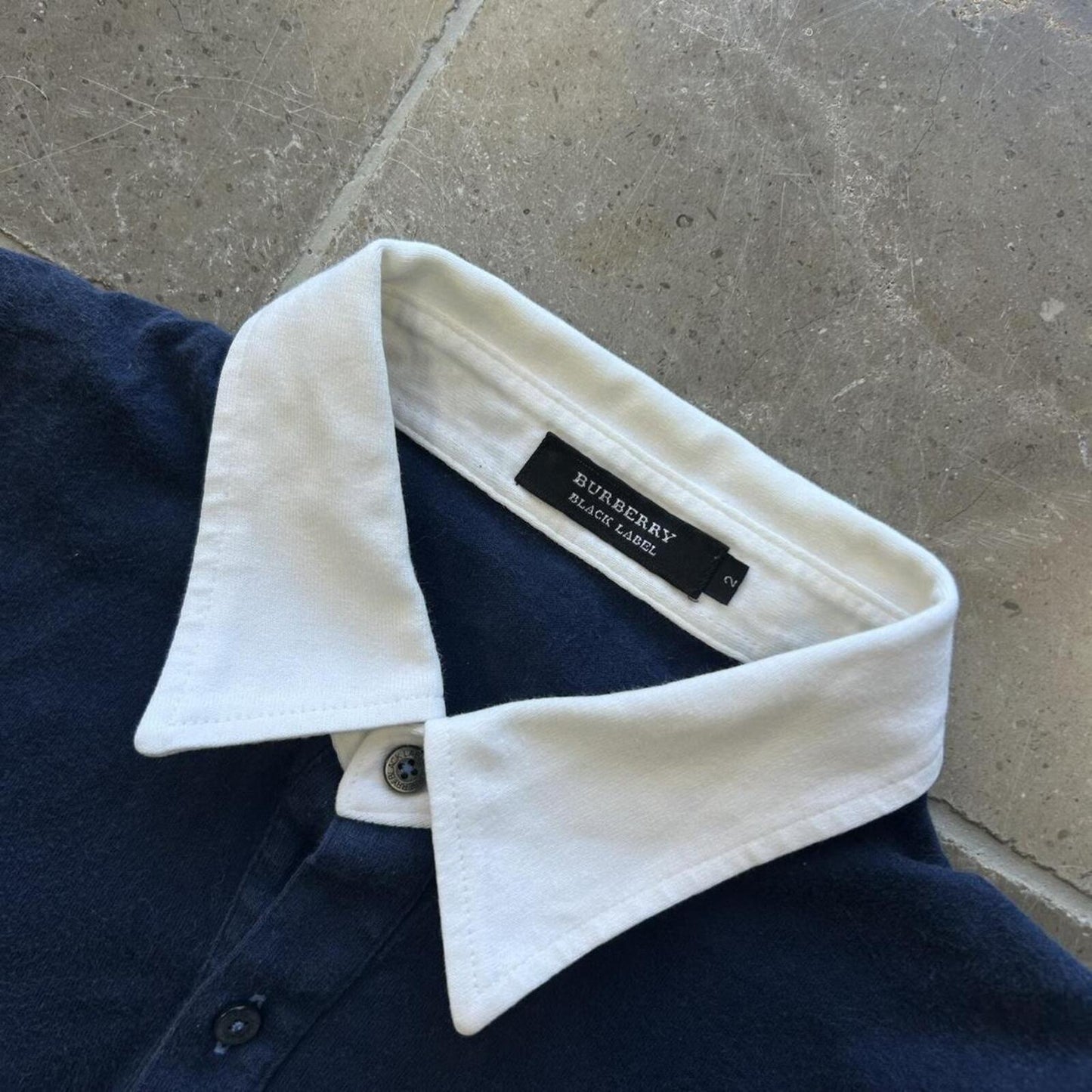 Burberry Black Label Striped Polo Shirt S