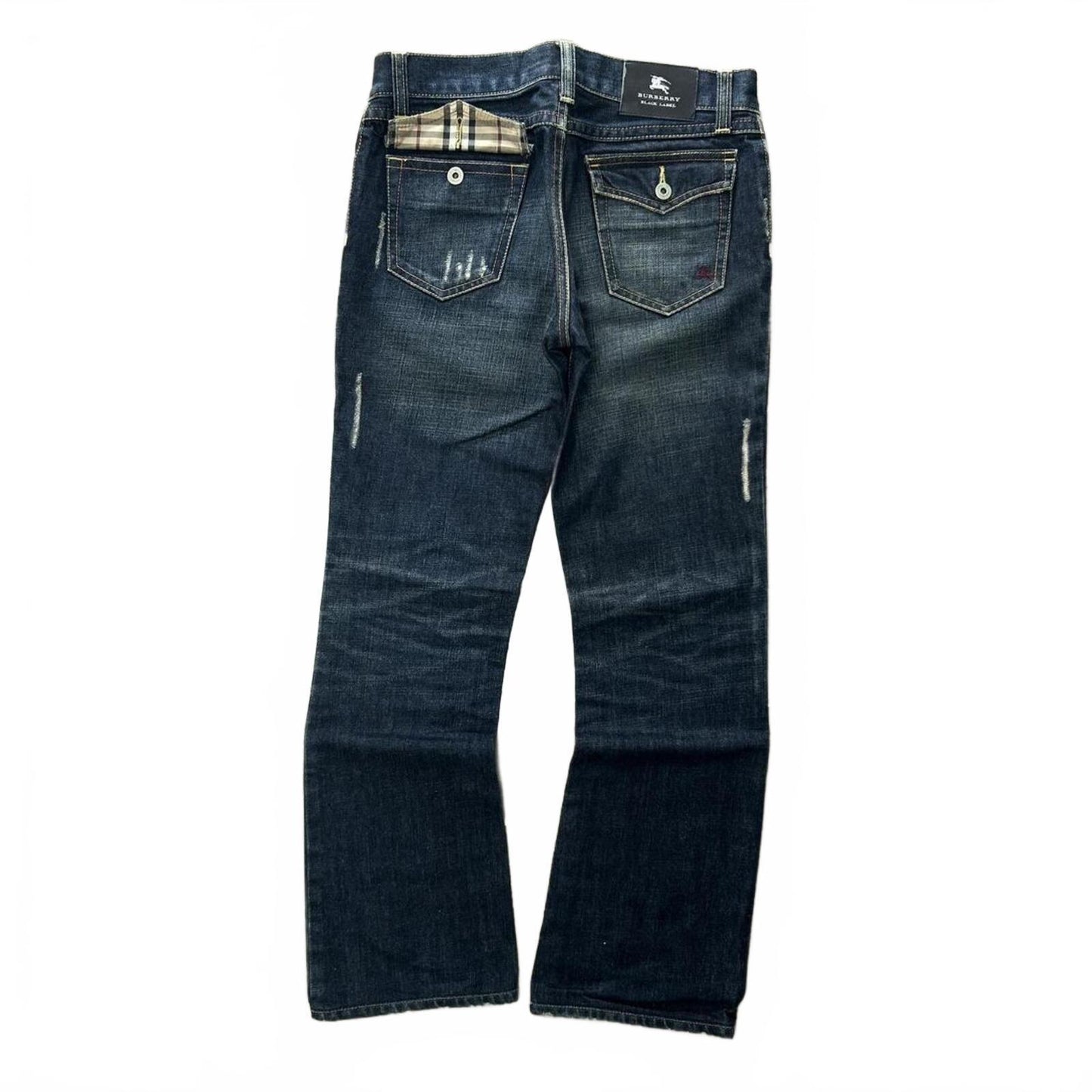 Vintage Burberry Black Label Relaxed Bootcut Jeans W30 L29