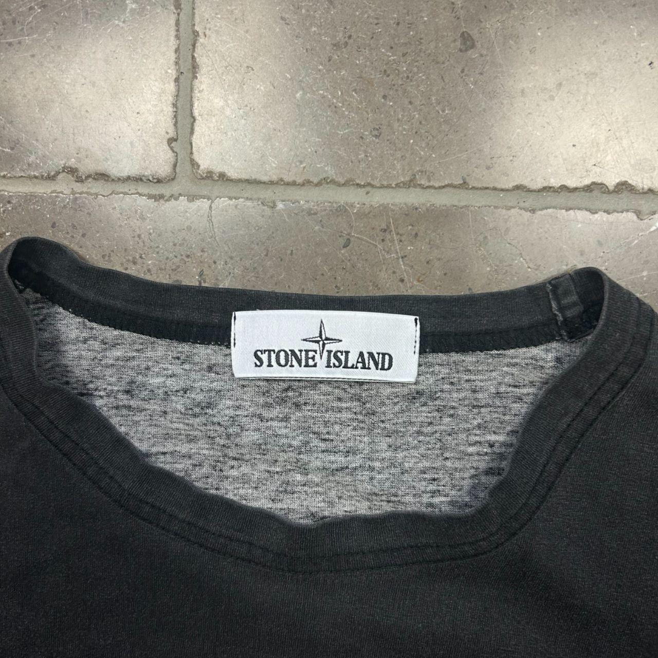 Stone Island Marina Corrosion Print Long Sleeve T-Shirt L