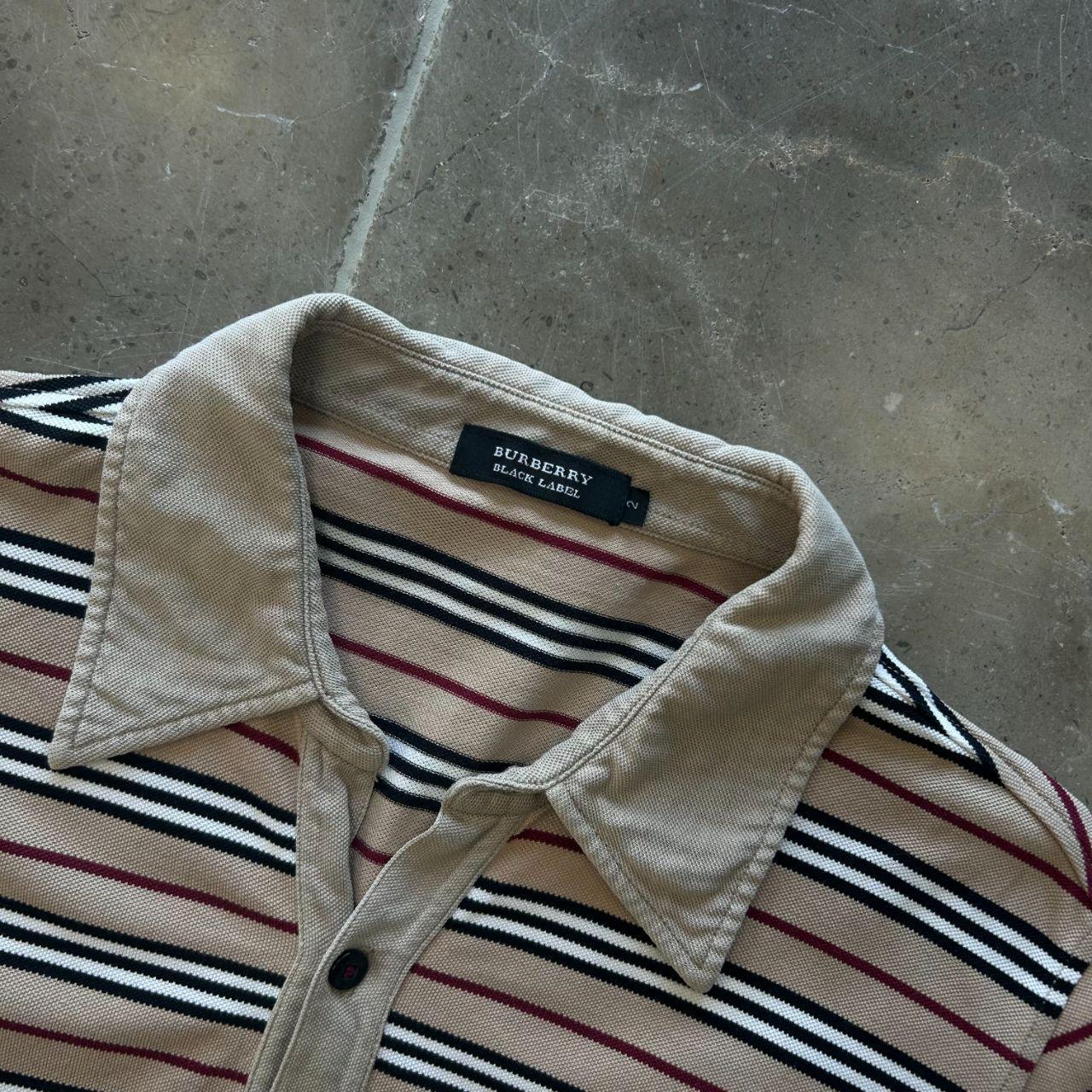 Burberry Black Label Striped Polo Shirt S