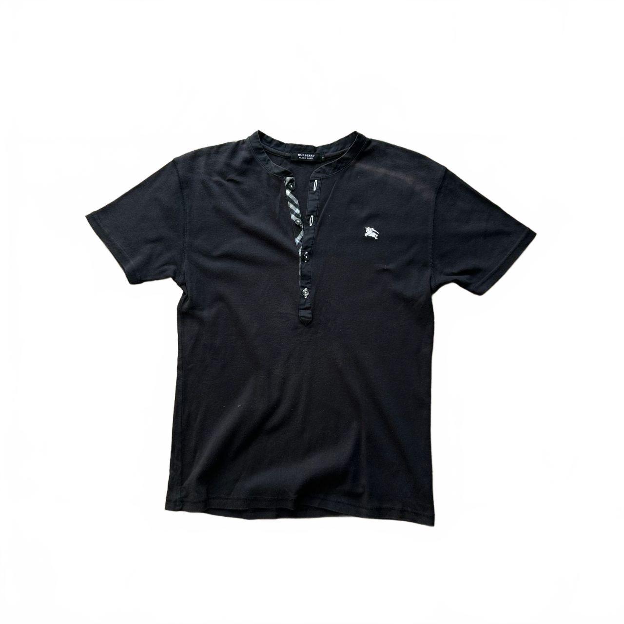 Burberry Black Label Nova Check Henley T Shirt S