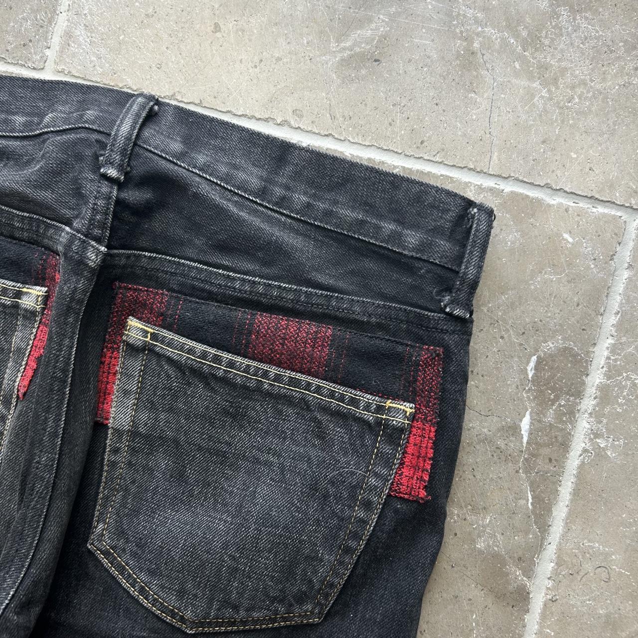 Comme des Garçons Homme Plaid Slim Straight Selvage Denim Jeans W30 L28