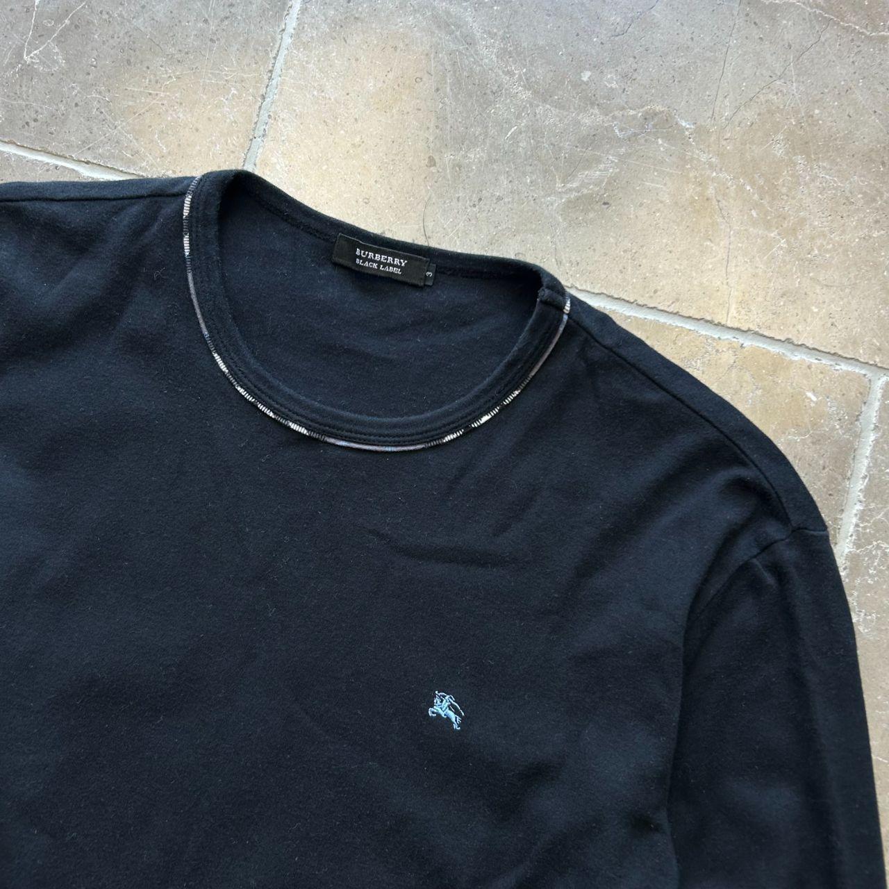Burberry Black Label Crew Neck Long Sleeve T Shirt M