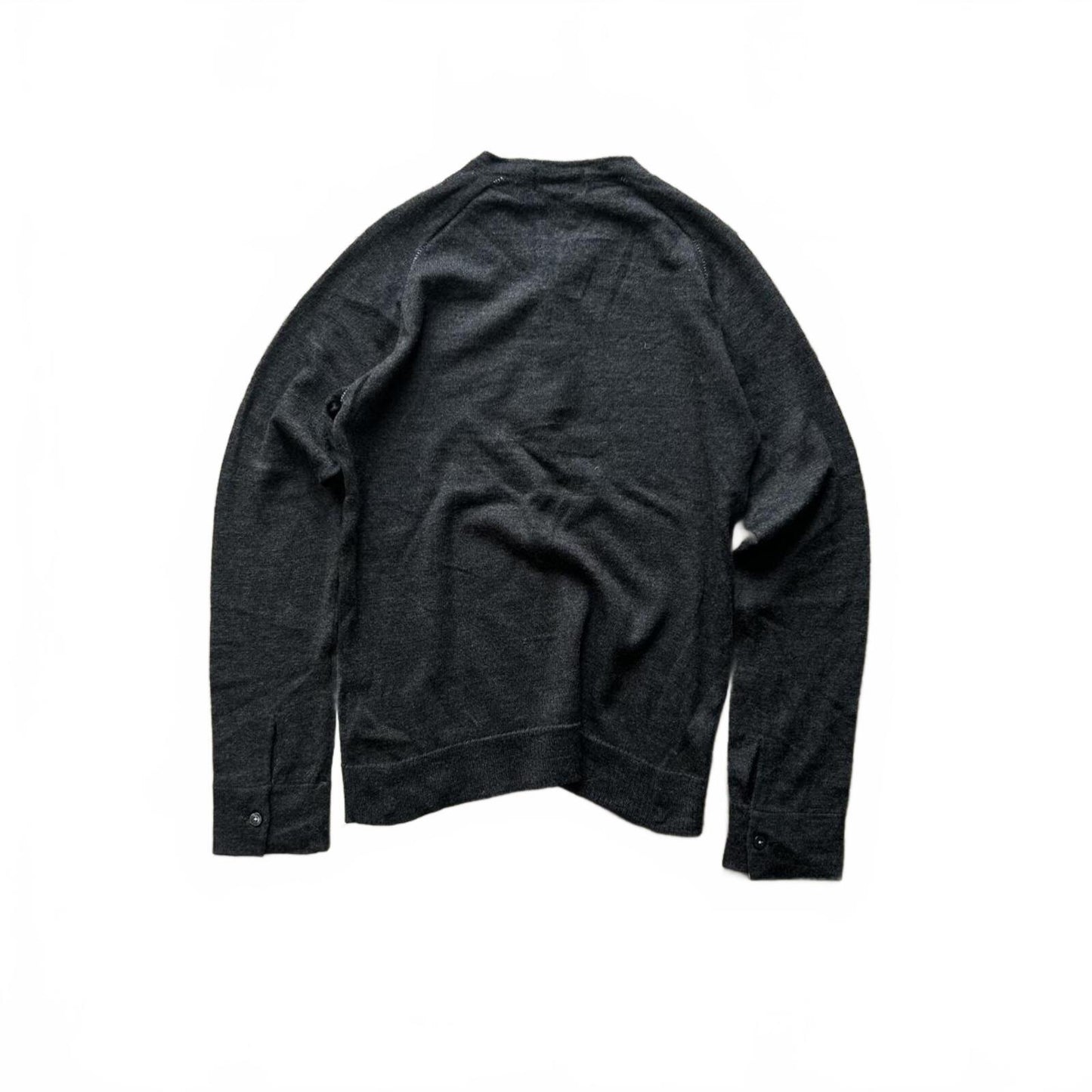 Burberry Black Label Henley Knit Jumper XS