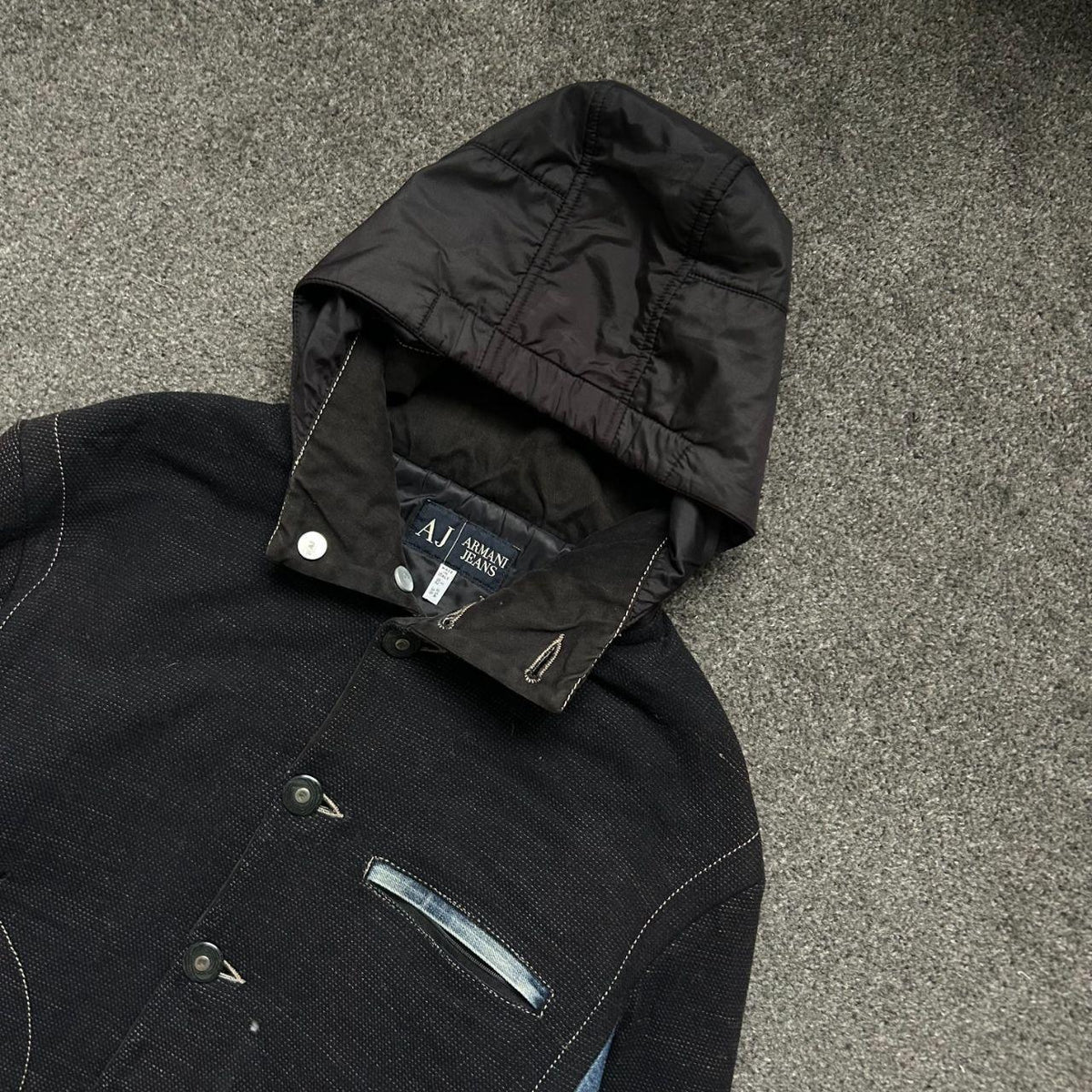 Vintage Armani Jeans Hybrid Jacket Size L