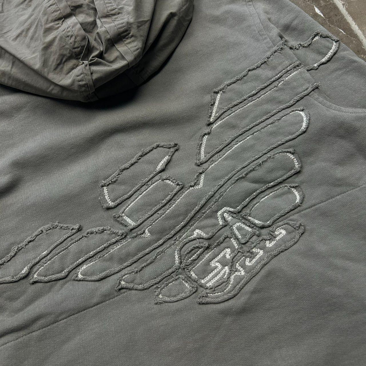 Emporio Armani Zip Up Jacket Hoodie Grey S