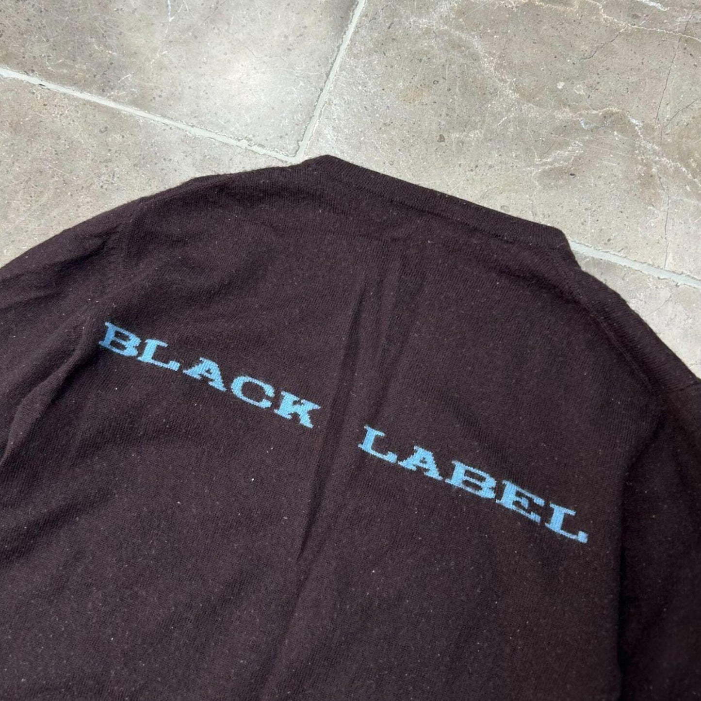 Burberry Black Label Logo Knit Jumper XS