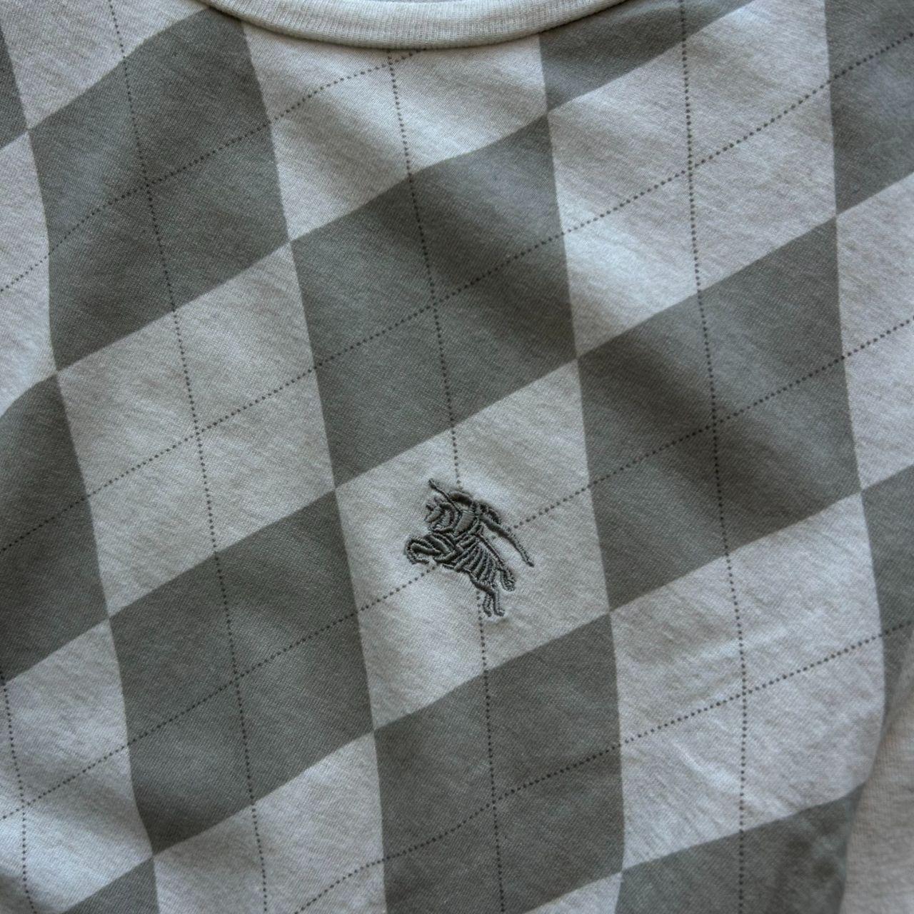 Burberry Black Label Argiyle Long Sleeve T Shirt S