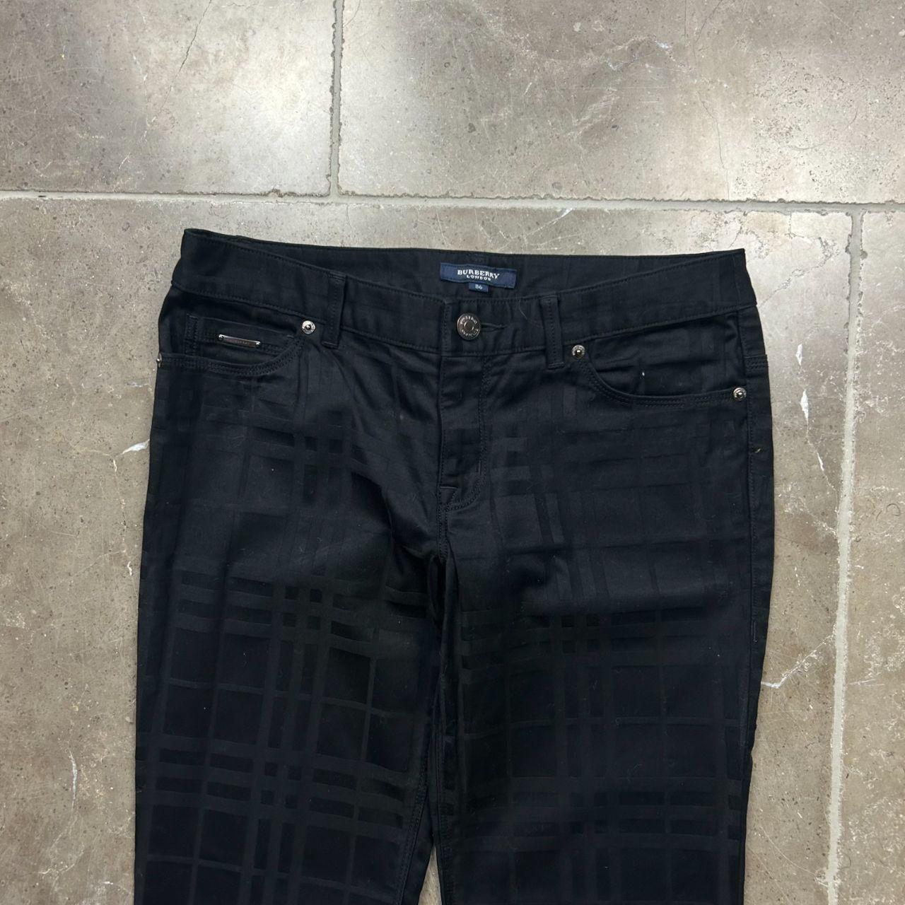 Vintage Burberry London Shadow Check Jeans W28 L30