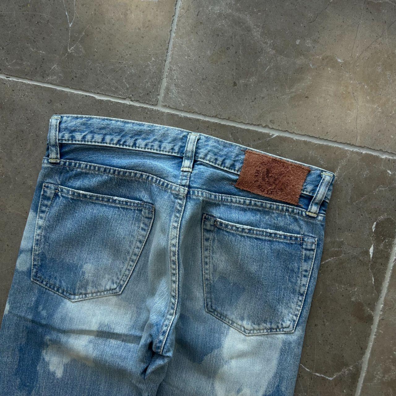 Hysteric Glamour Slim Skinny Studded Bleached Denim Jeans W28 L32