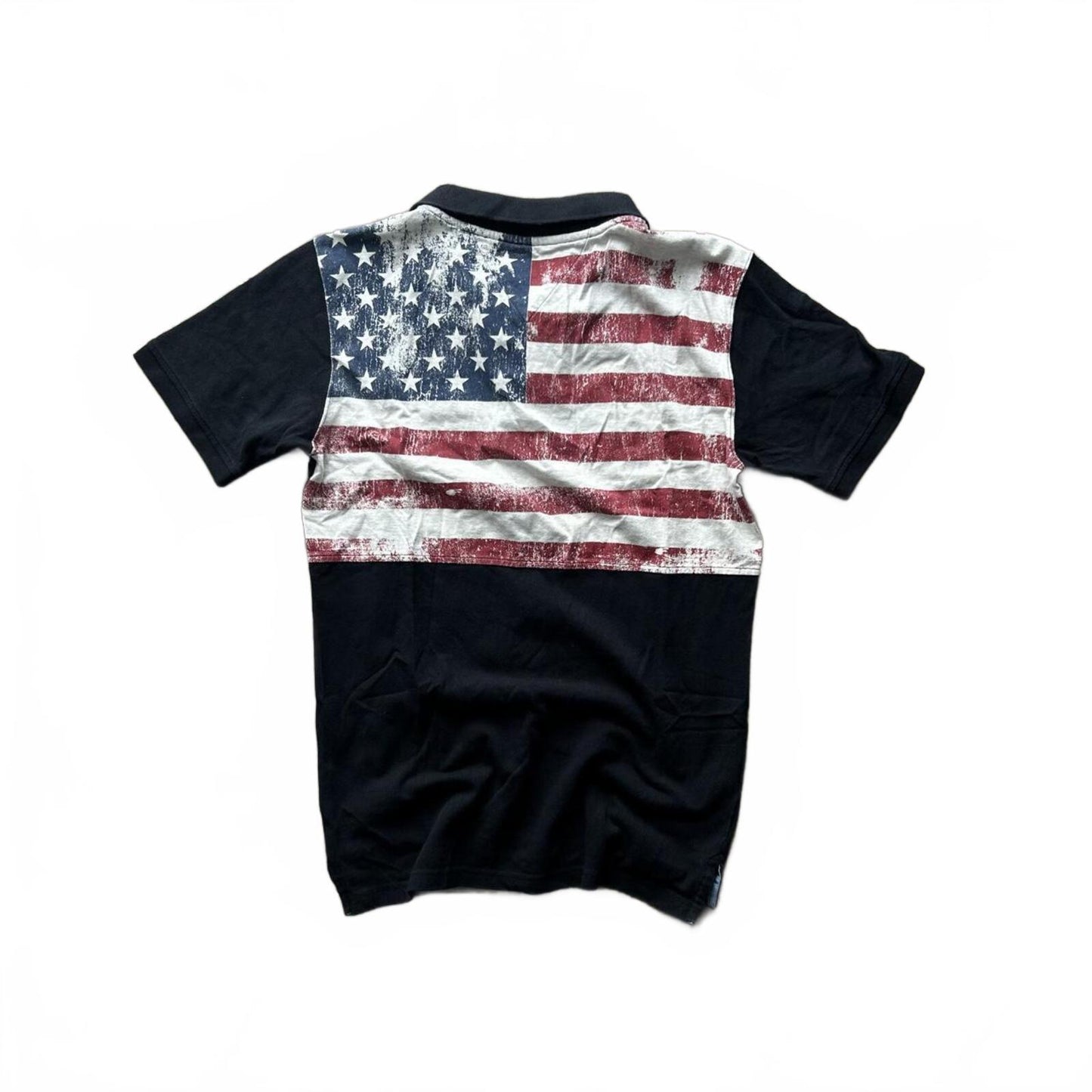 Tommy Hilfiger USA Polo Shirt Black M