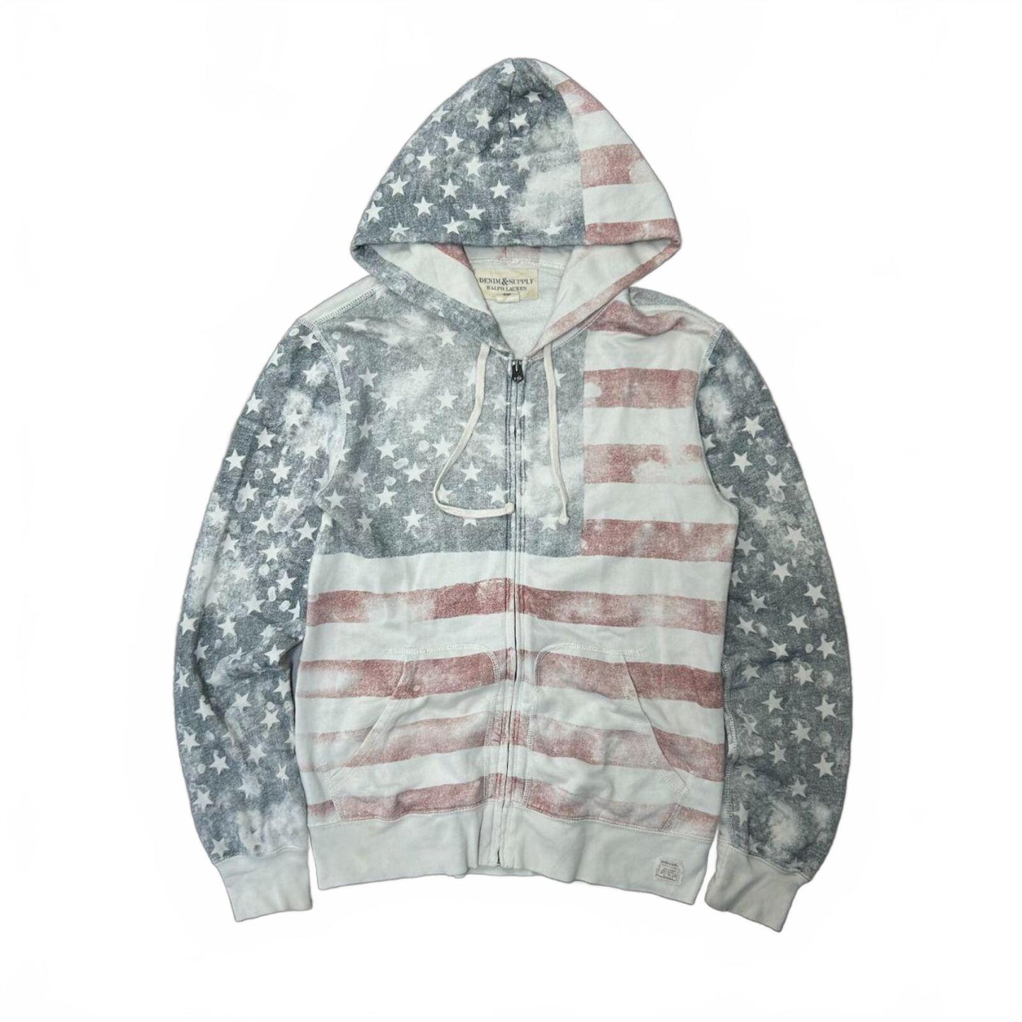 Ralph Lauren Denim and Supply USA Zip Up Hoodie S