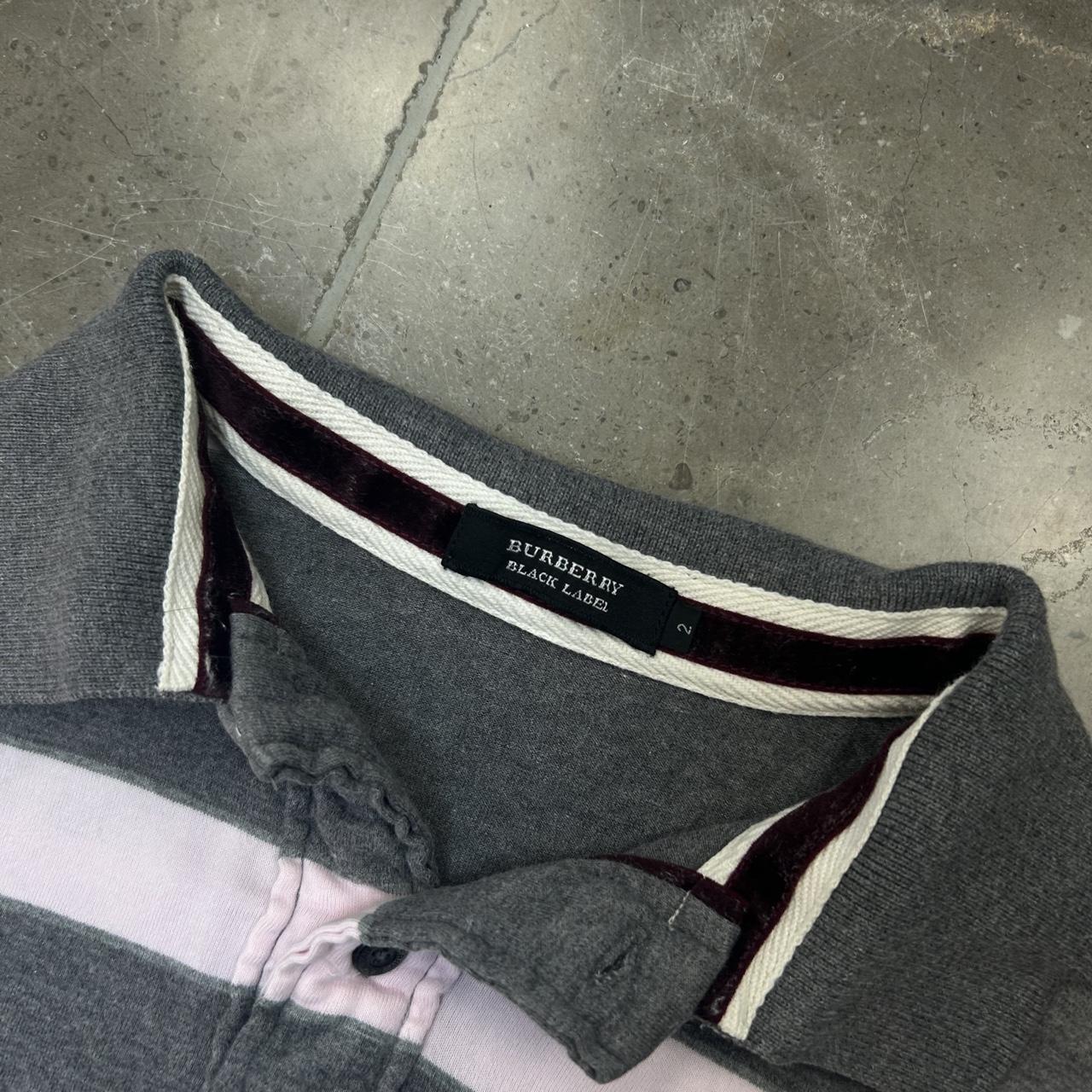 Burberry Black Label Striped Polo Shirt S